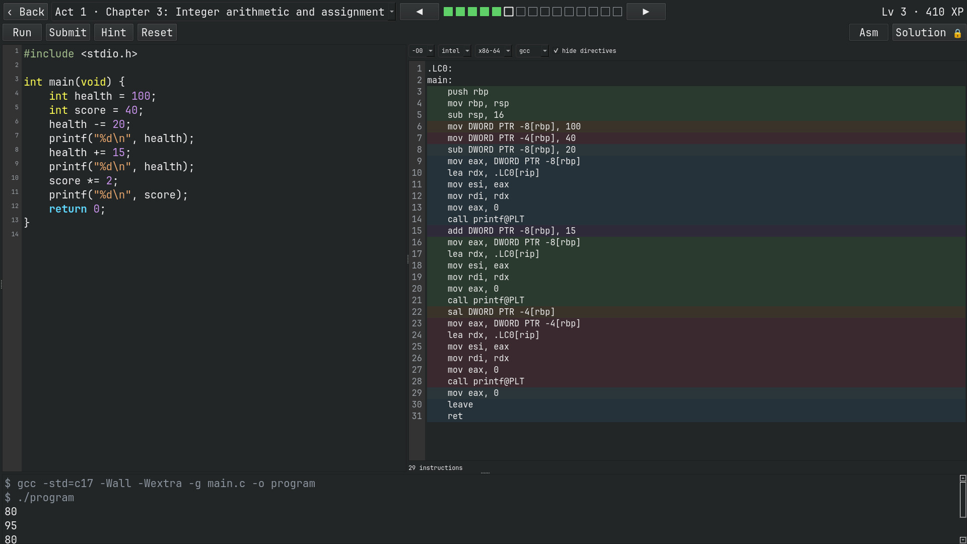 O0 to Hero screenshot 2