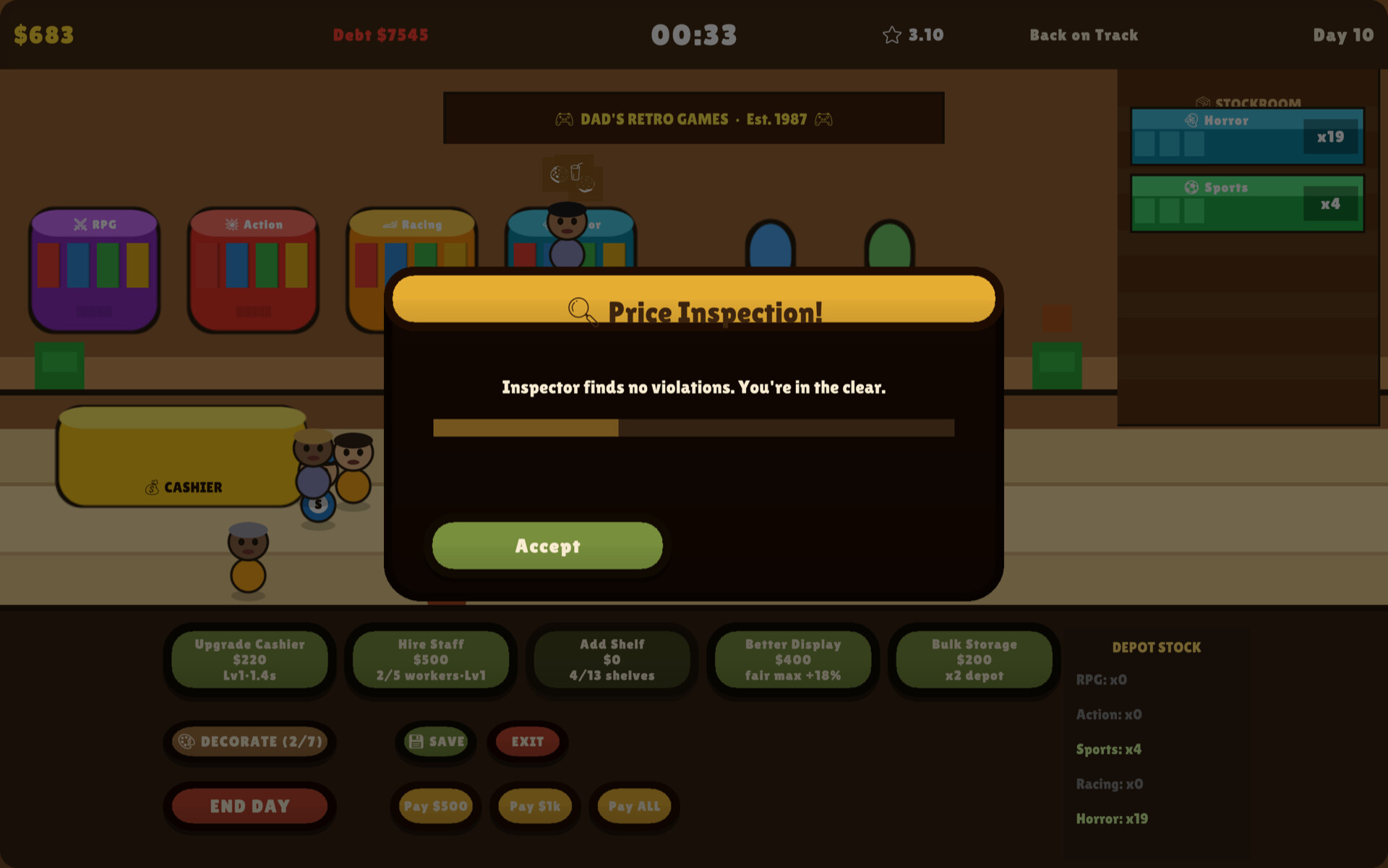Save Dad's Shop screenshot 2