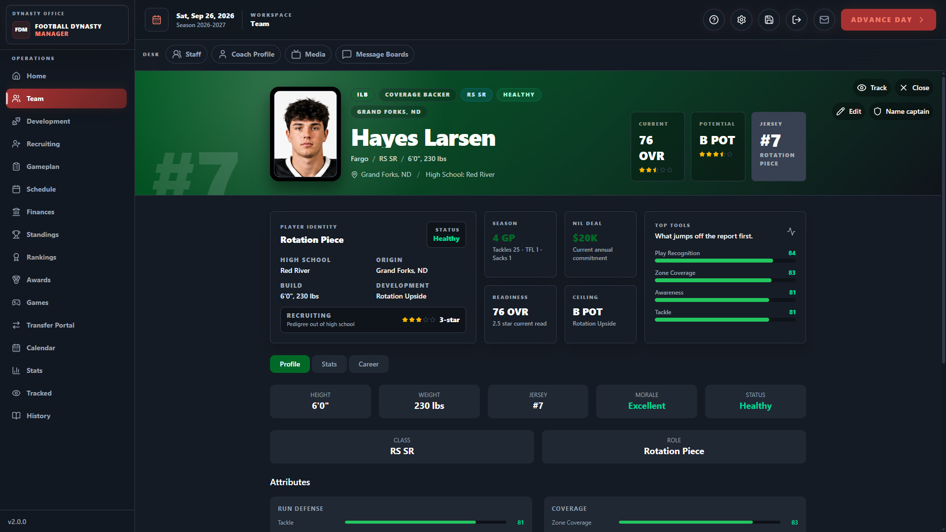 Football Dynasty Manager screenshot 2