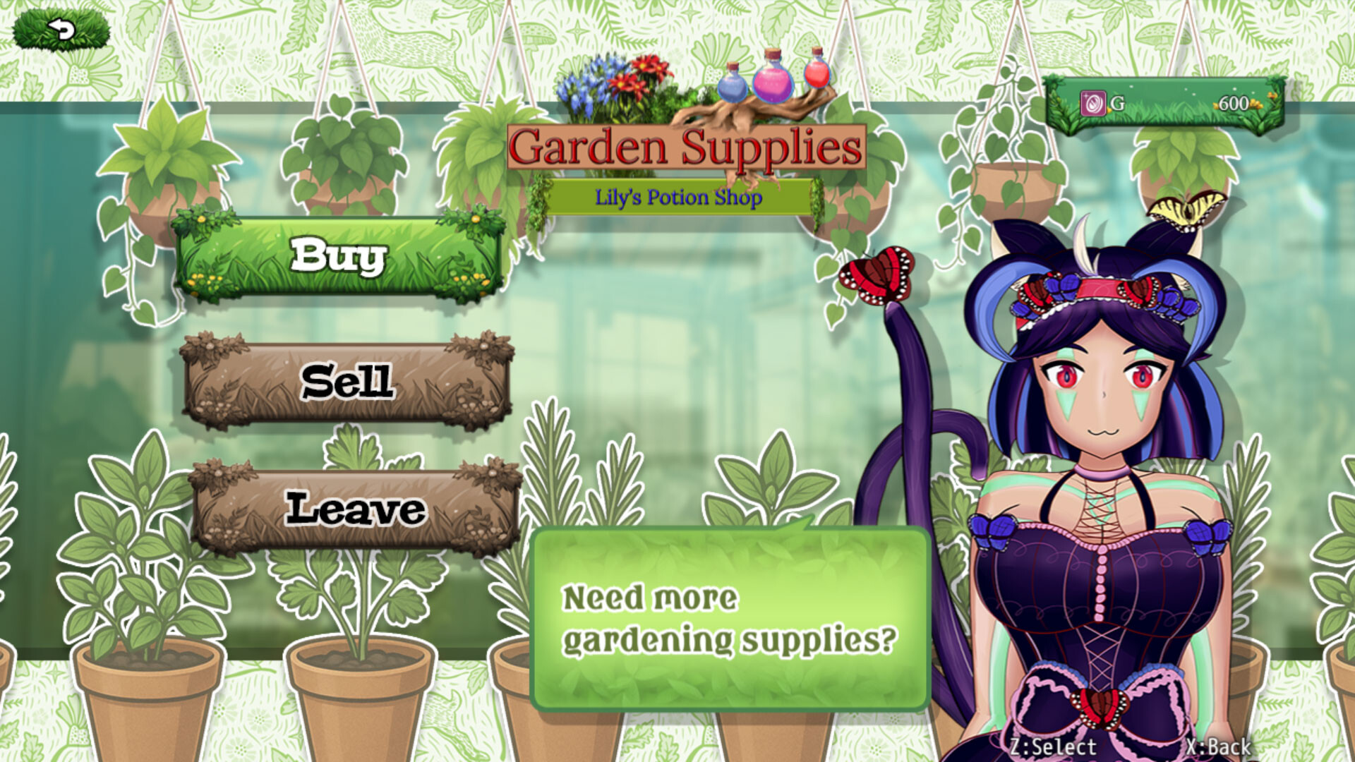 Incubus Delight! Lily's Erotic Potion Garden screenshot 2
