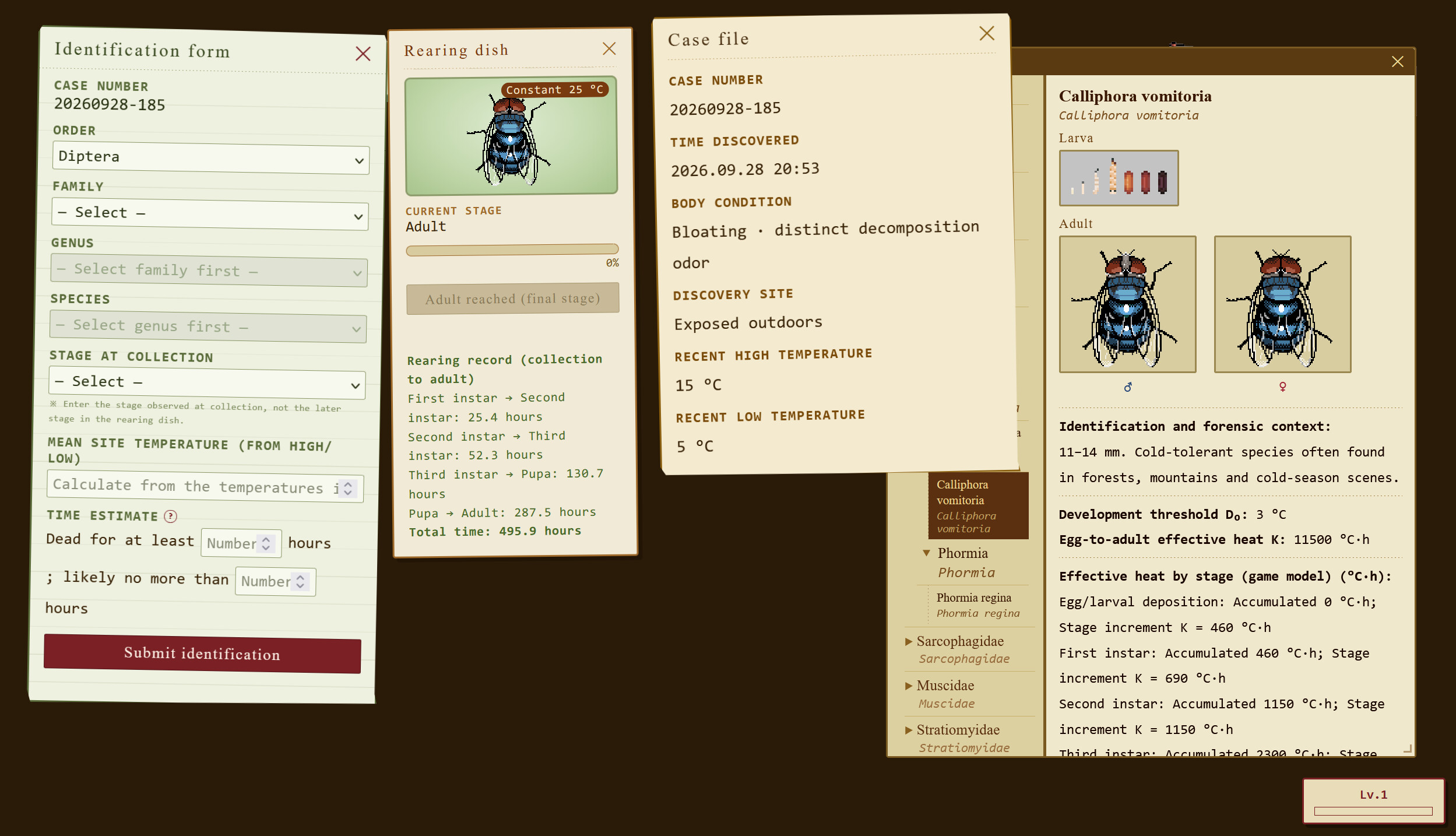 Maggot Detective: Forensic Entomology Simulator screenshot 3