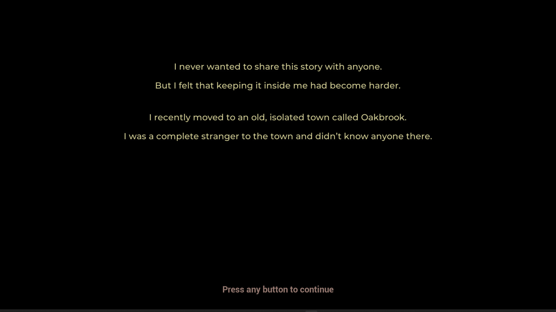 October: Survivor's Guilt trailer