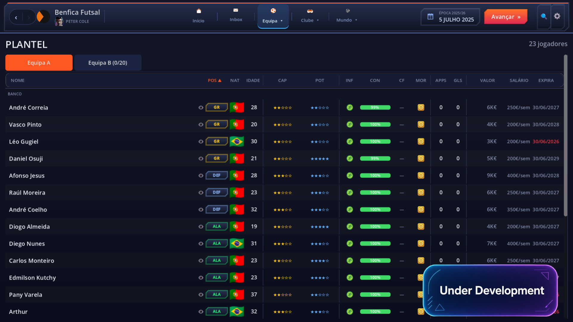Ultimate Futsal Manager screenshot 5