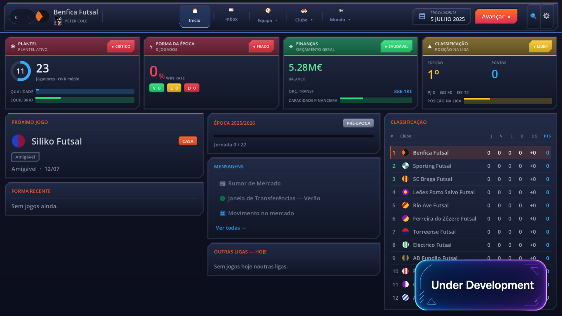 Ultimate Futsal Manager screenshot 2
