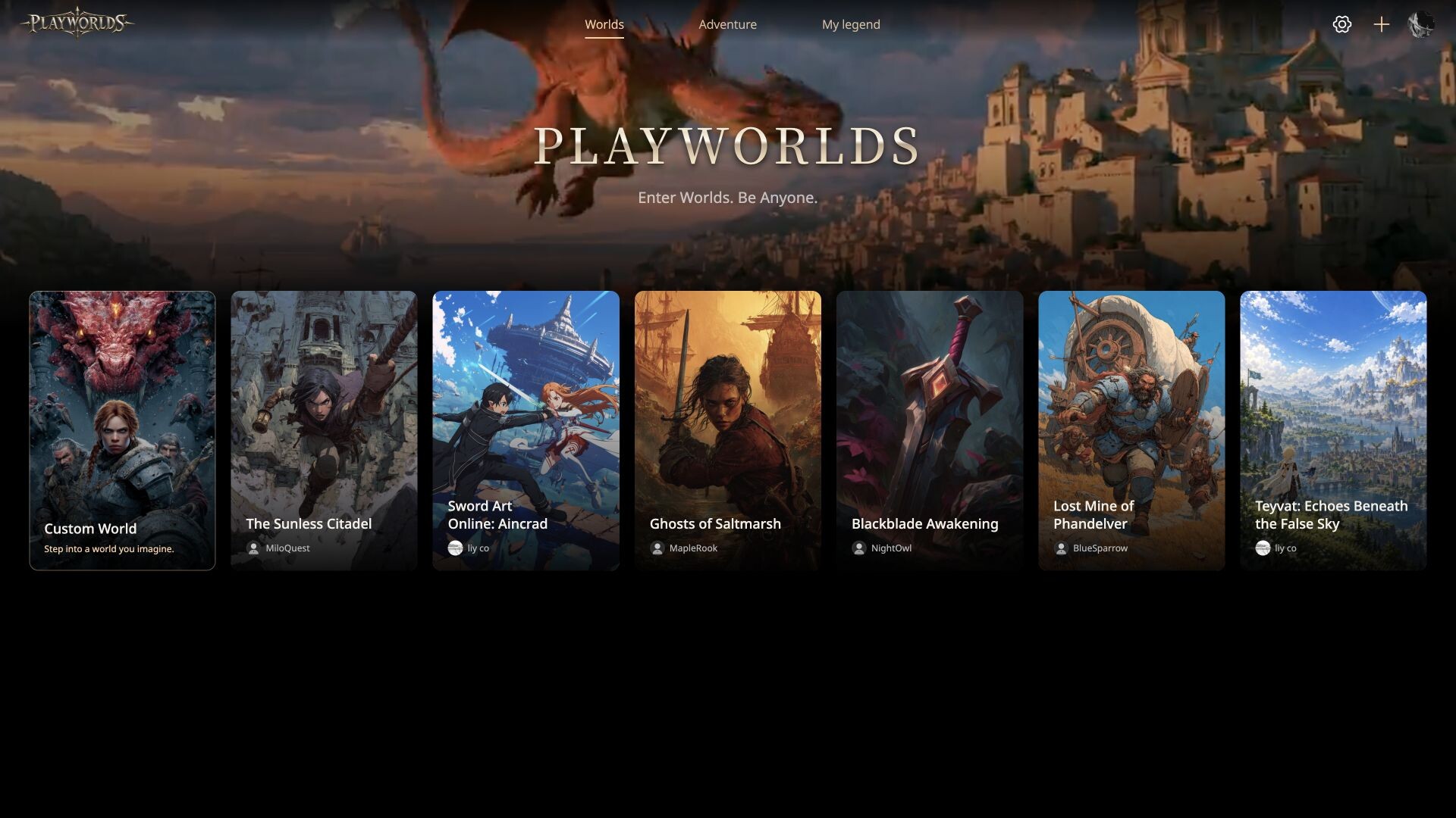 Playworlds screenshot 2