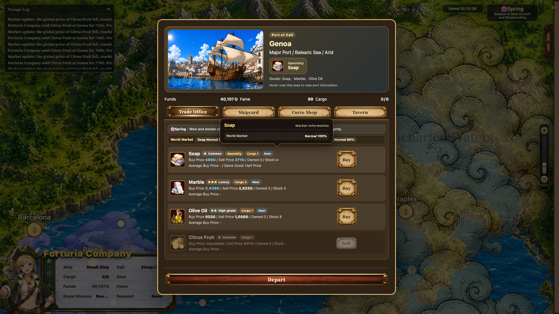 Forturia: Trade Route Pioneers screenshot 5