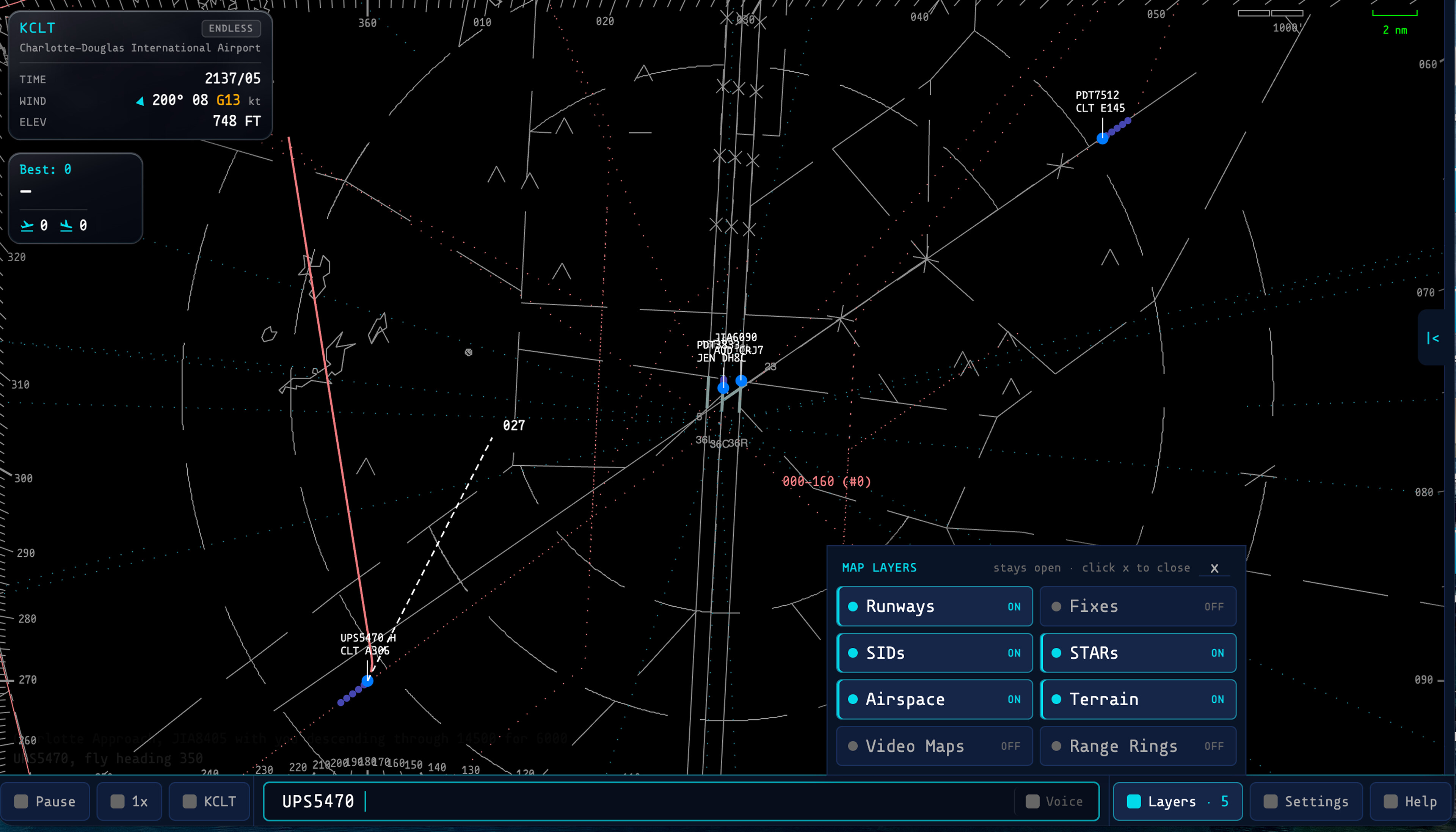 Vectorline: Air Traffic Control Simulator screenshot 5