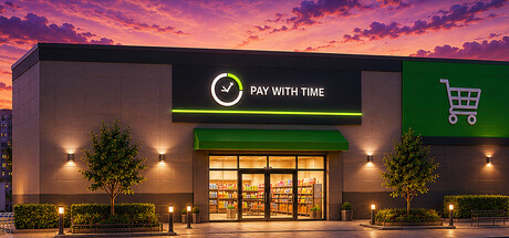 Cover art from PAY WITH TIME