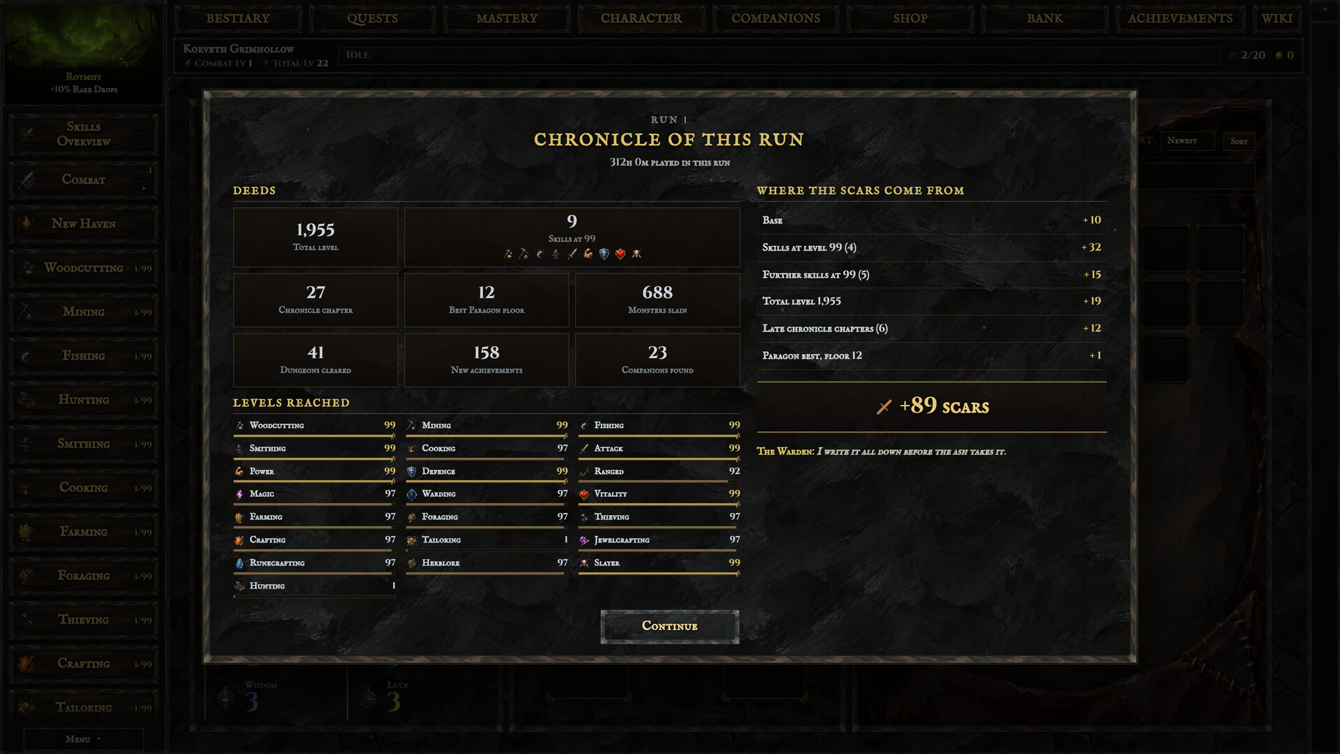 Grim Reach Idle screenshot 3