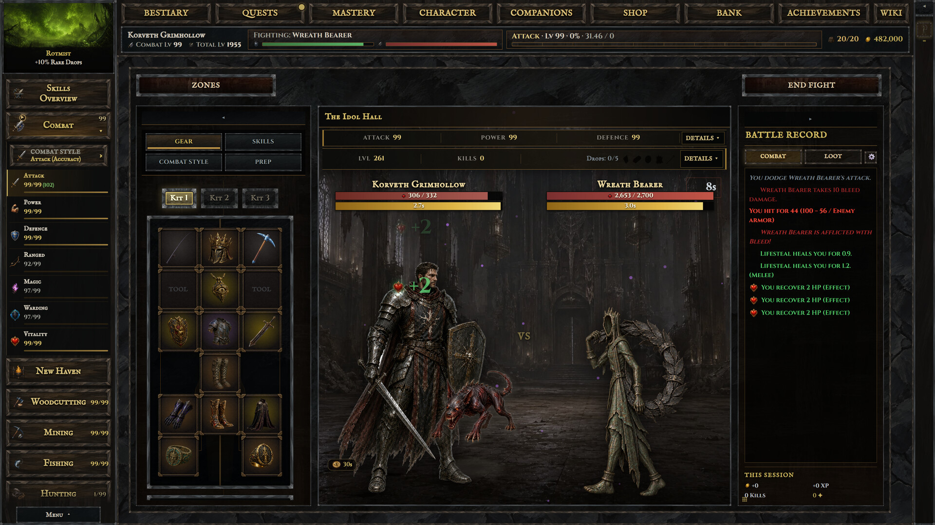 Grim Reach Idle screenshot 4