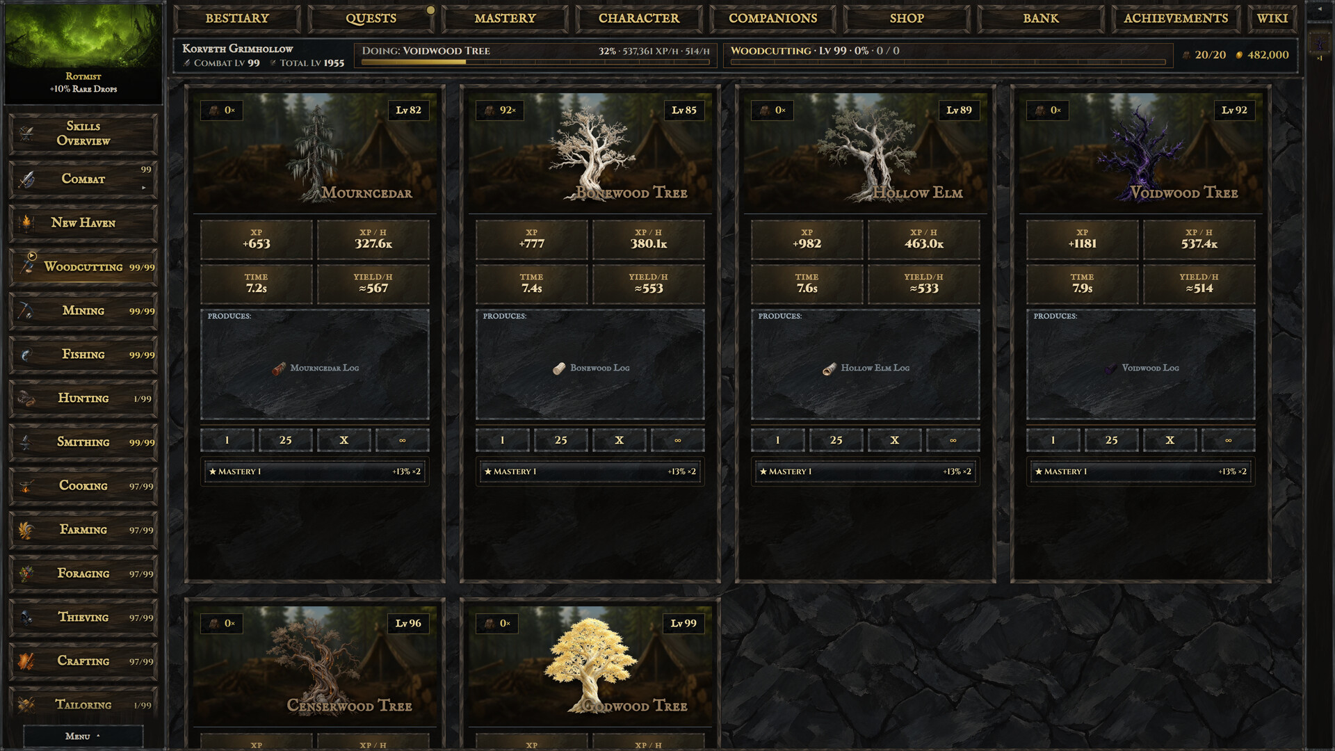 Grim Reach Idle screenshot 2