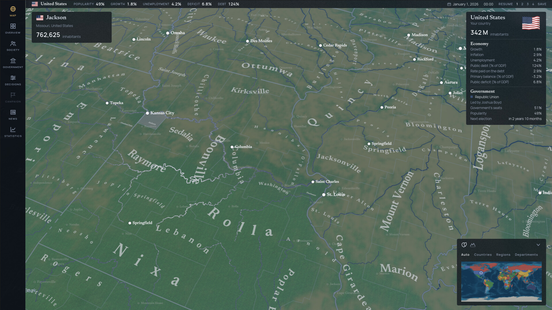 PREEMINENCE: World on the Brink screenshot 2
