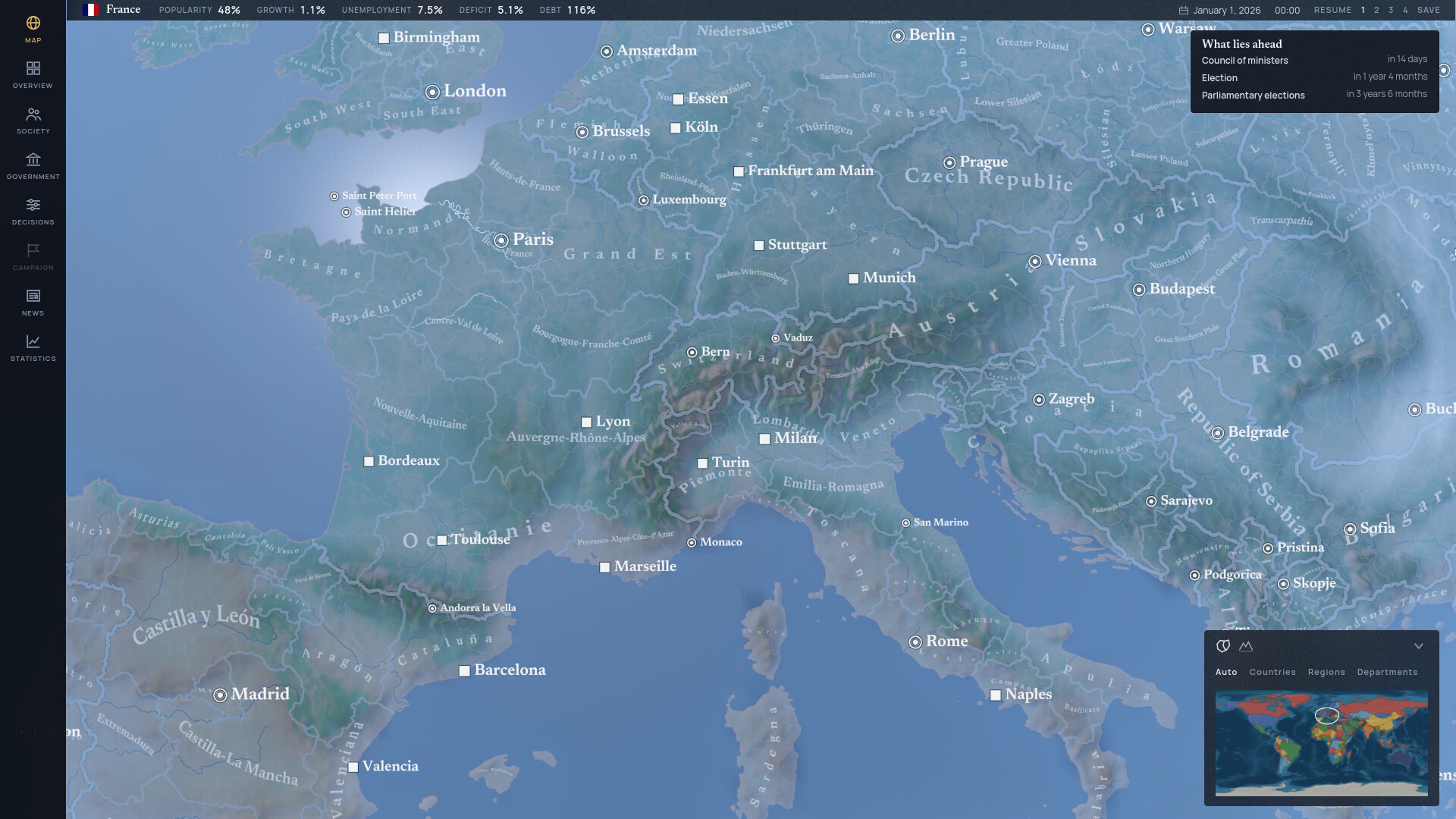 PREEMINENCE: World on the Brink screenshot 1