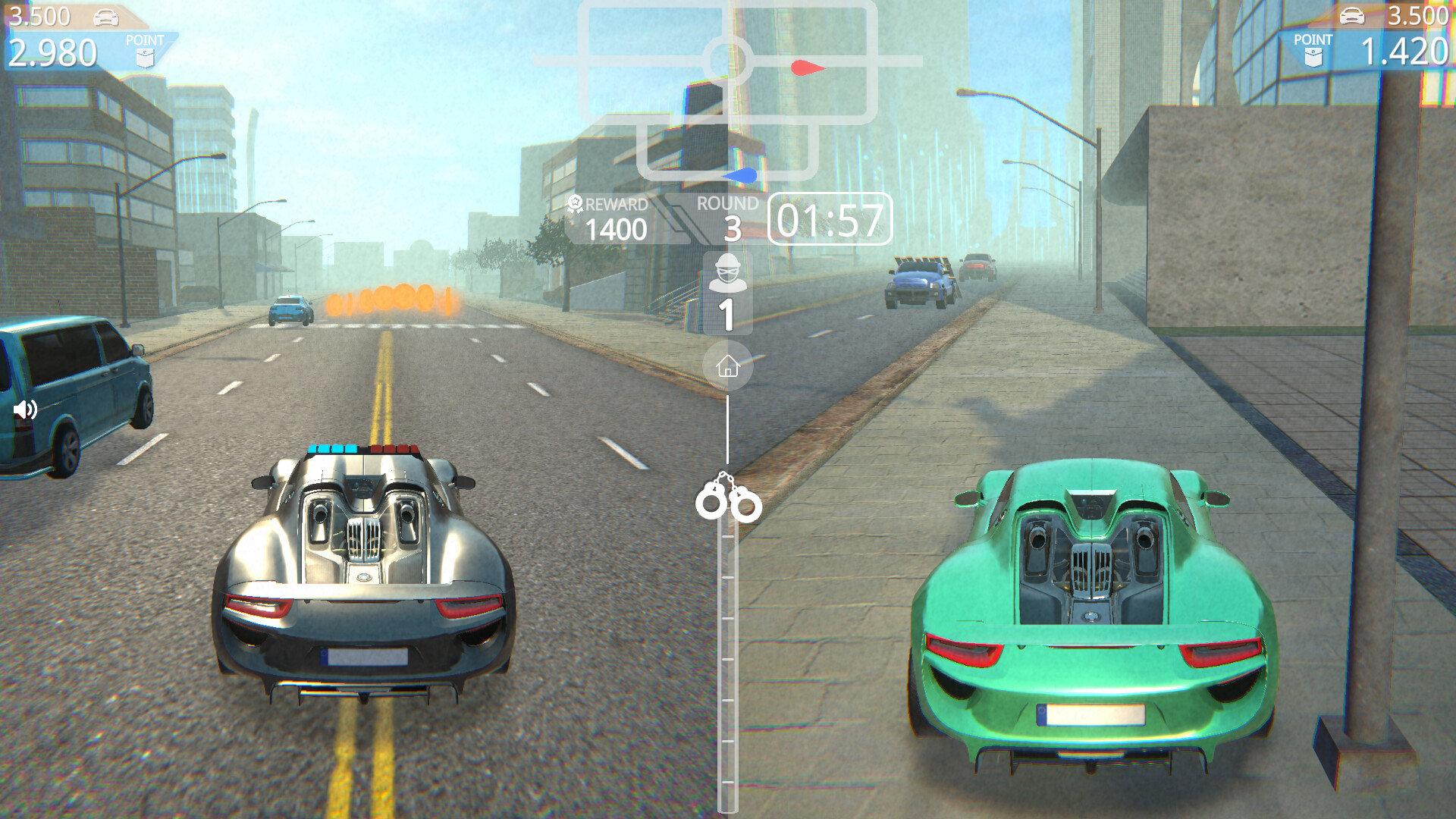 Police vs Thief : 2P screenshot 4