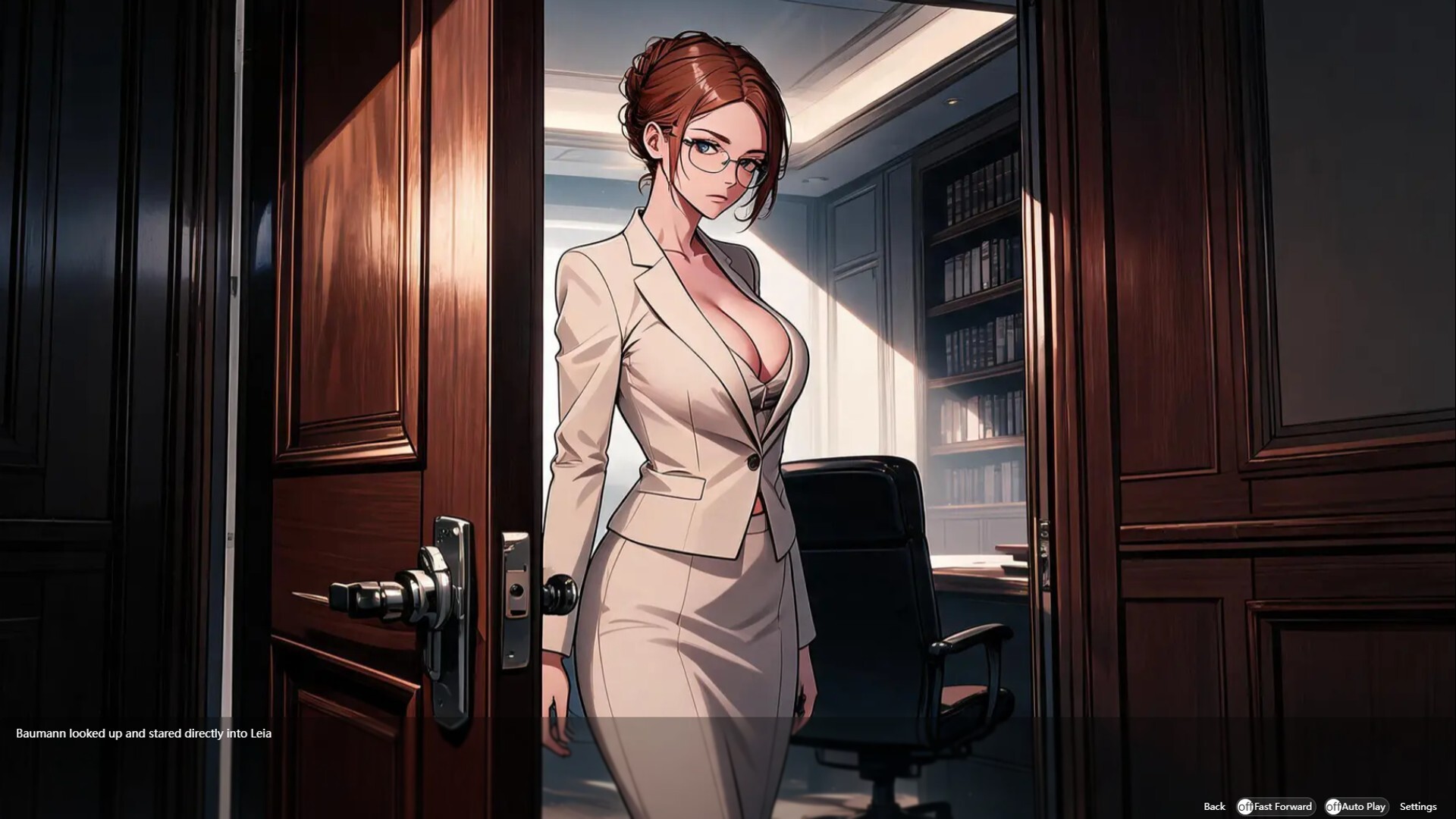 Cold female CEO offers her full loyalty screenshot 4