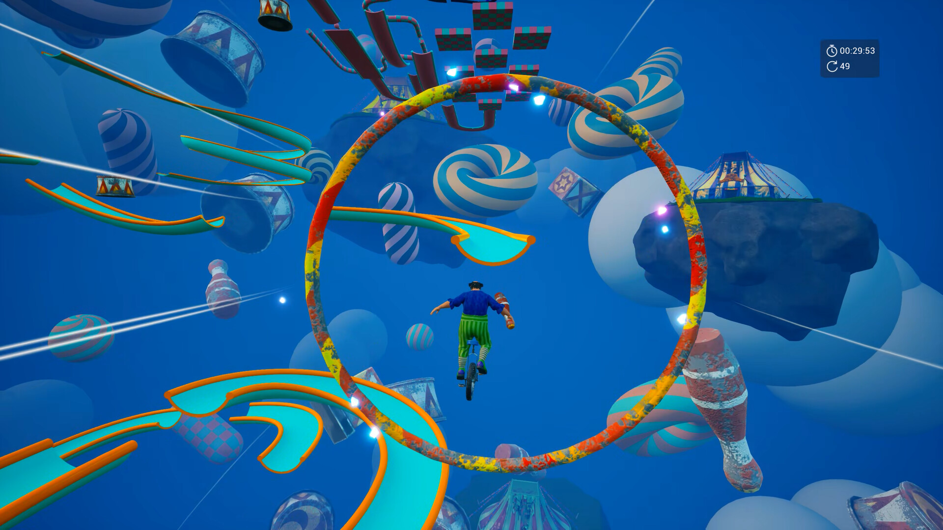 Unicycle Journey trailer