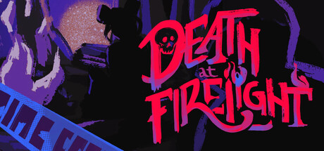 Cover art from Death at Firelight