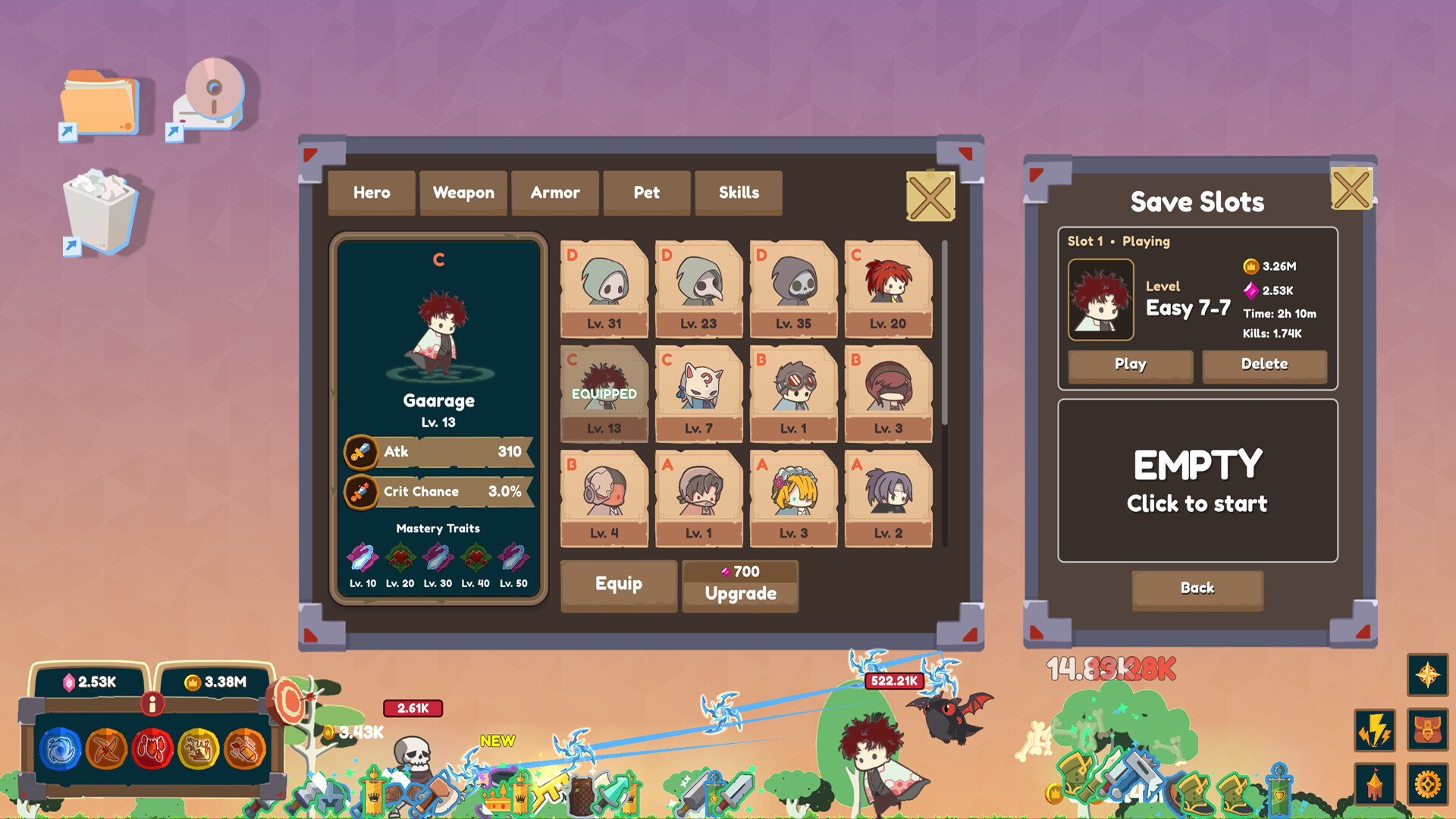 Desktop Hero Rush screenshot 5