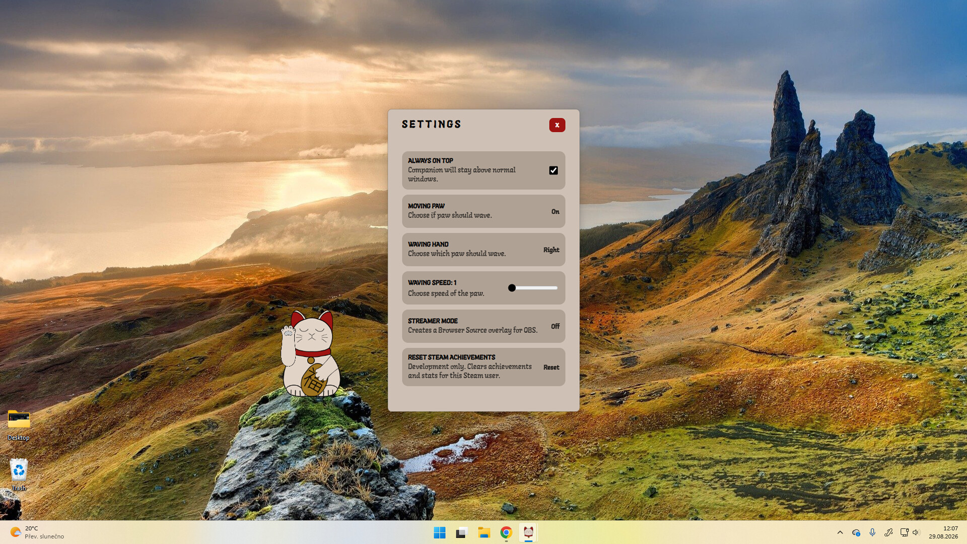Maneki Neko: Lucky Desktop Companion screenshot 3