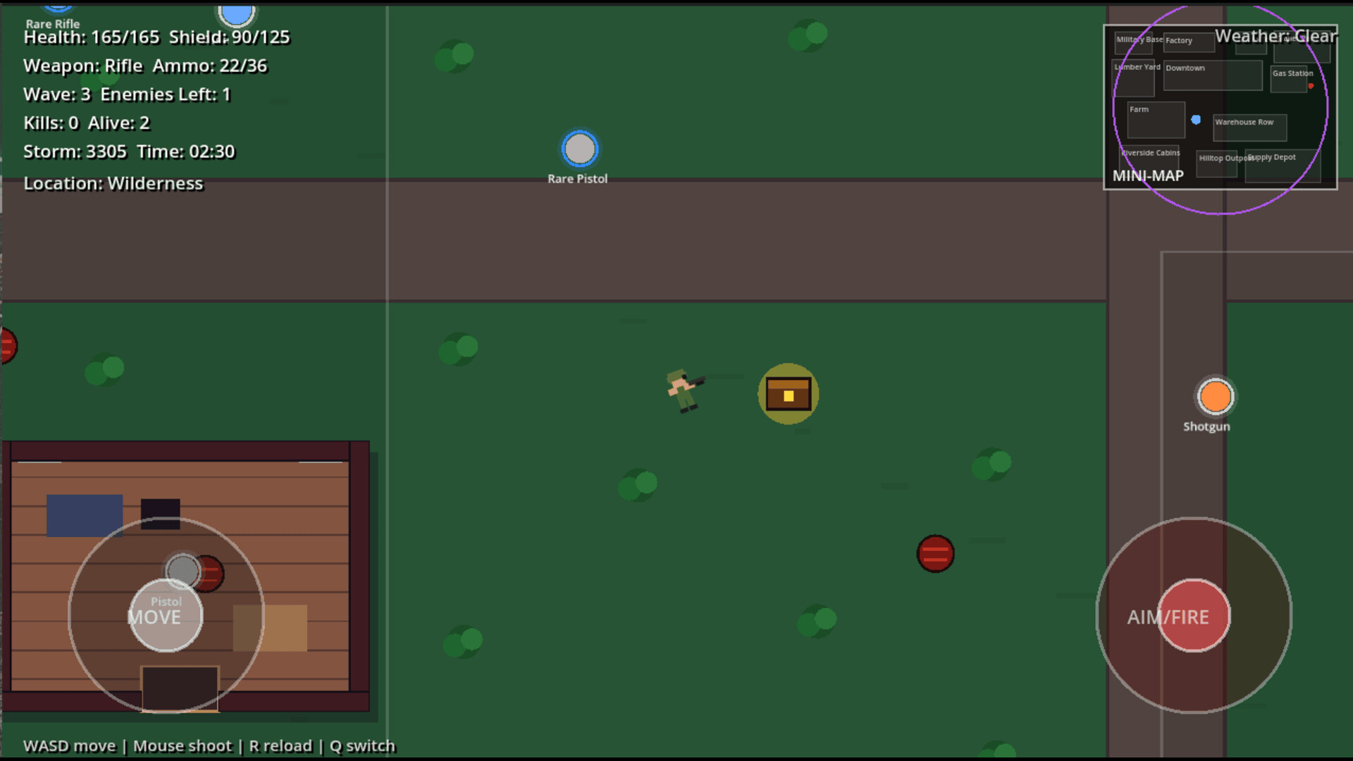Top Down Battle Royale 2D screenshot 2