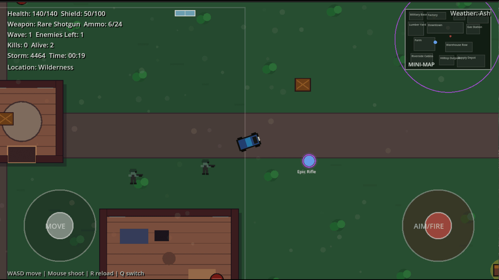 Top Down Battle Royale 2D trailer