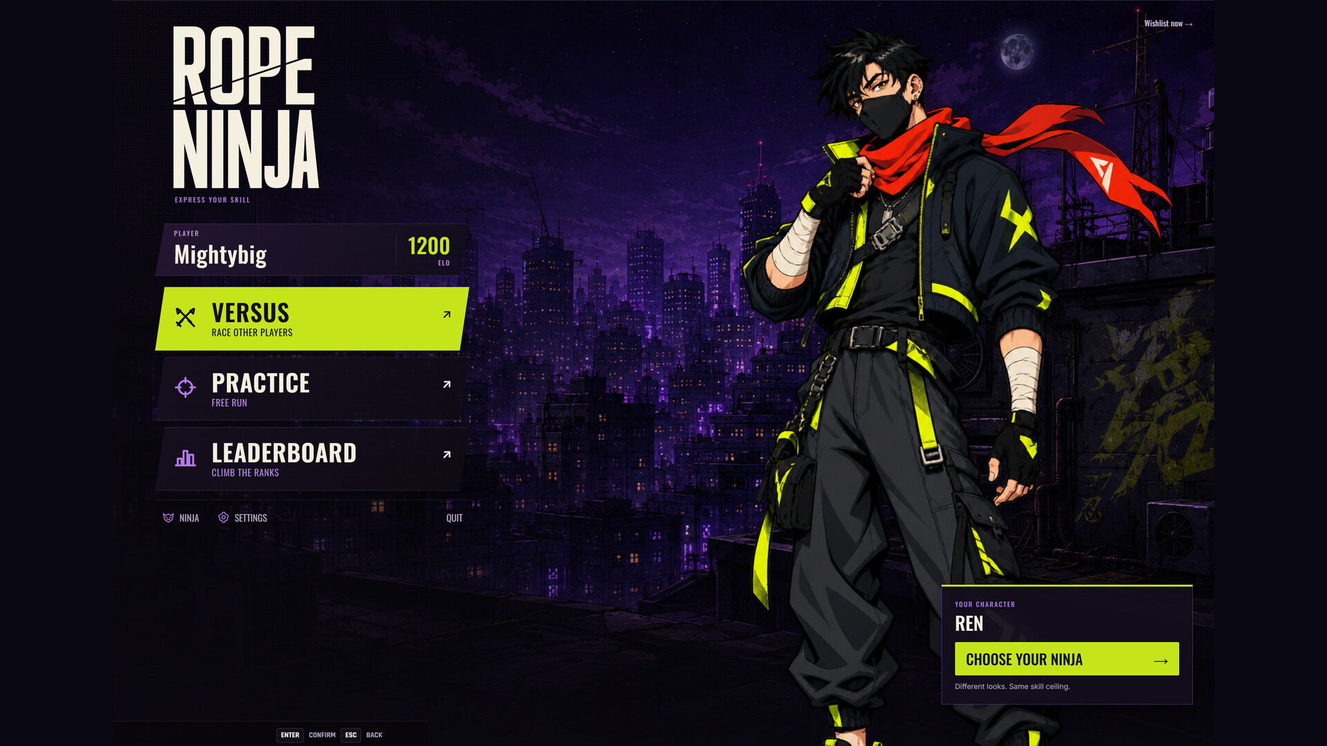 Rope Ninja screenshot 1