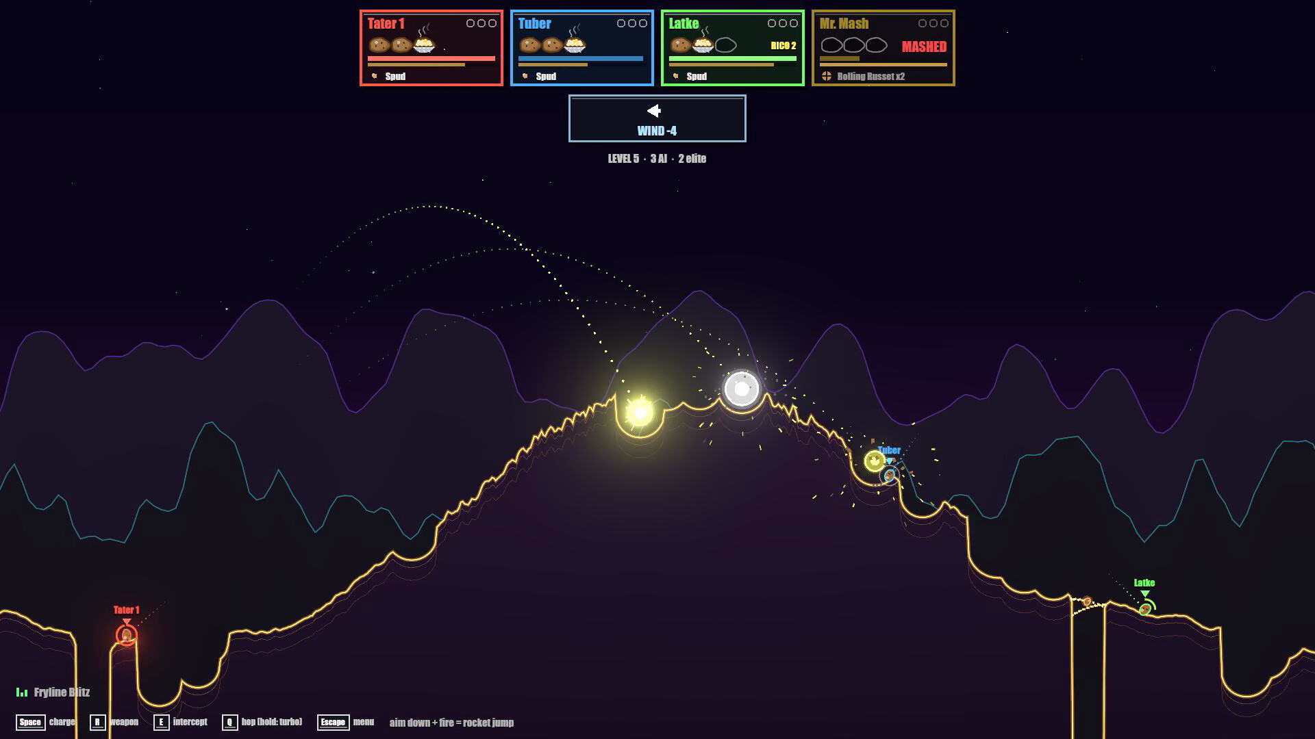 SpudFall screenshot 2