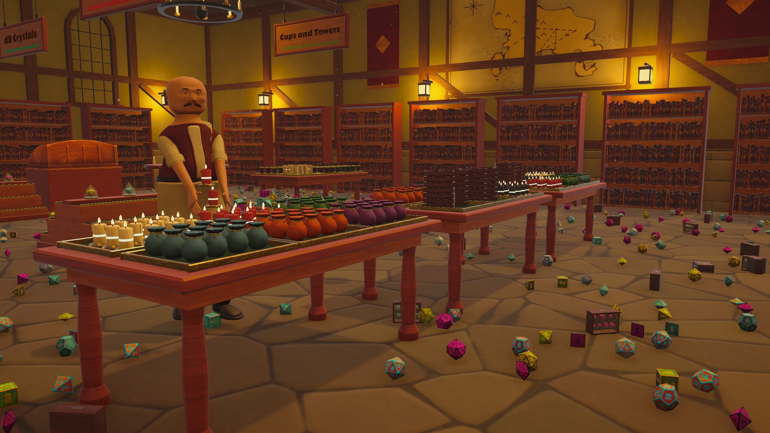 Dice Sort Together: Arcane Hall screenshot 2