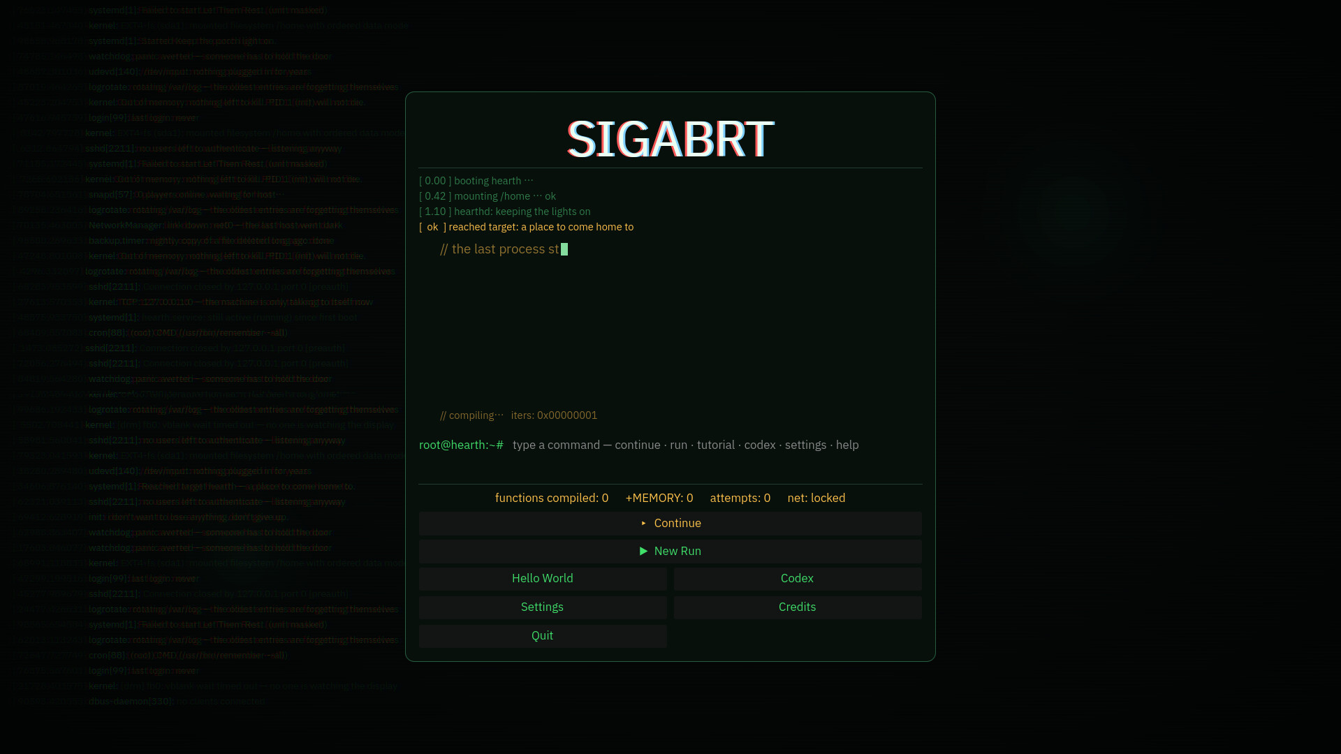 SIGABRT trailer