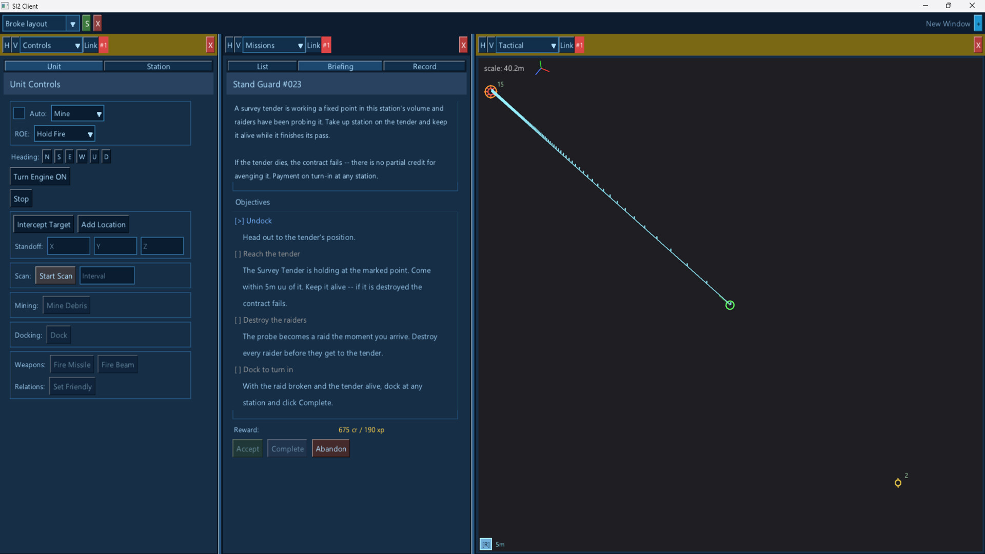Space Interface screenshot 2