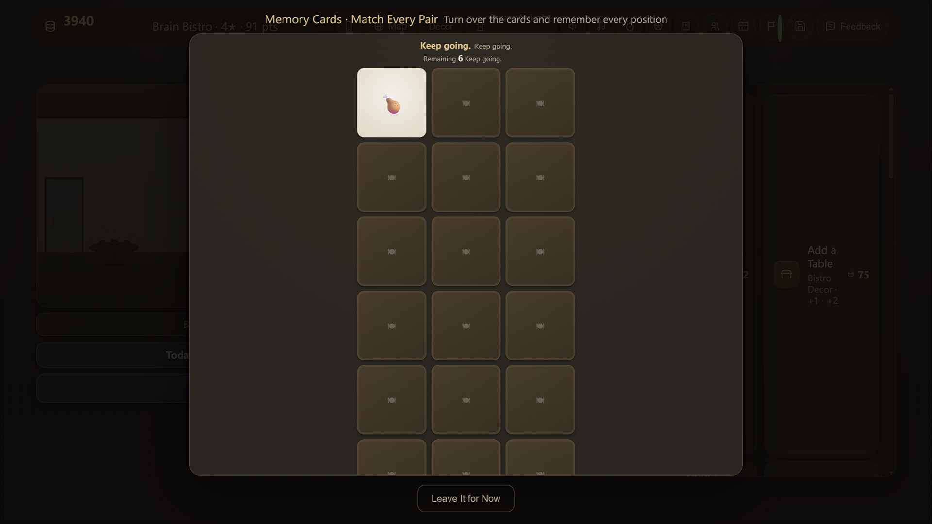 Brain Bistro screenshot 5