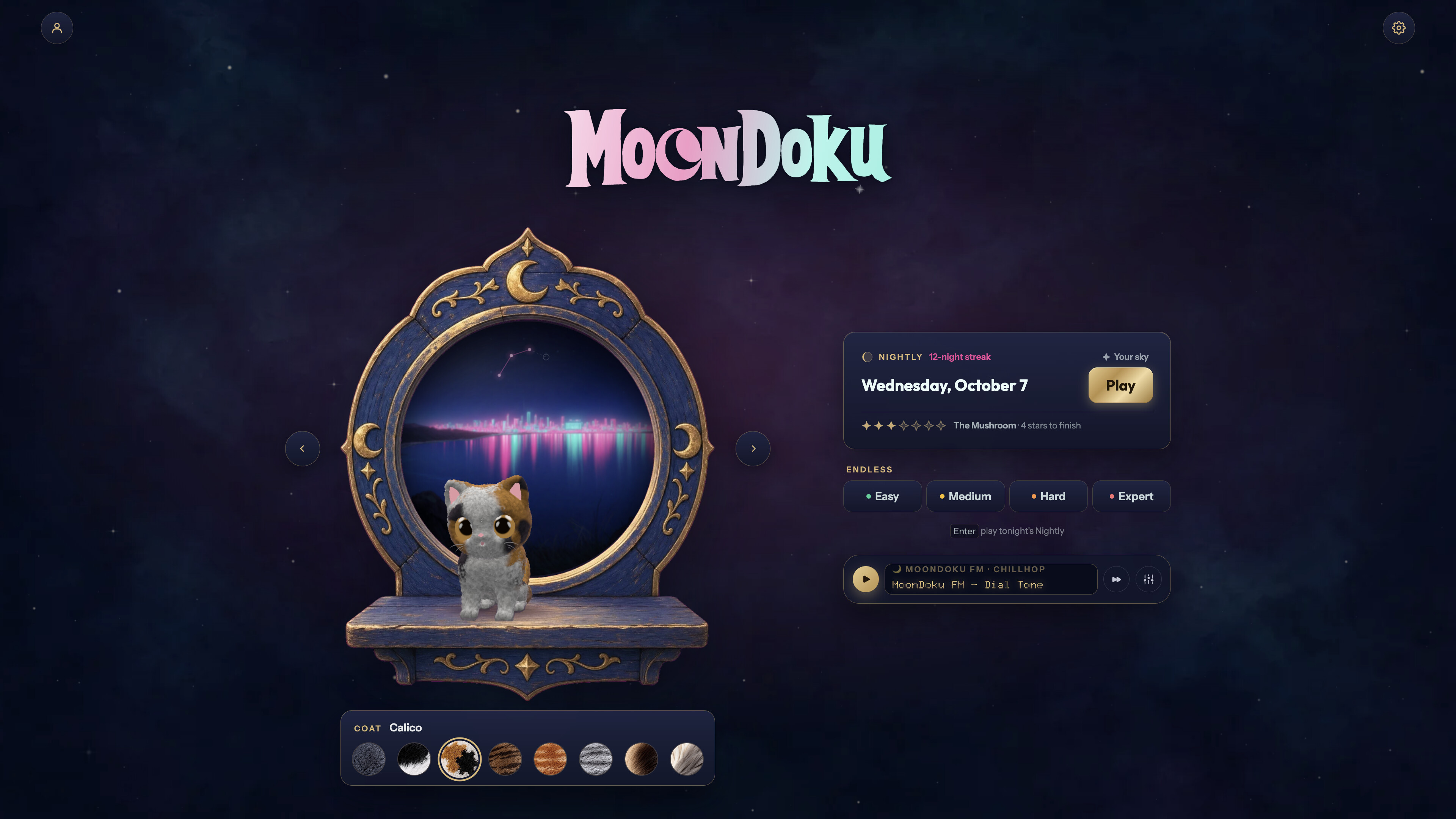 MoonDoku: Sudoku Nights screenshot 5