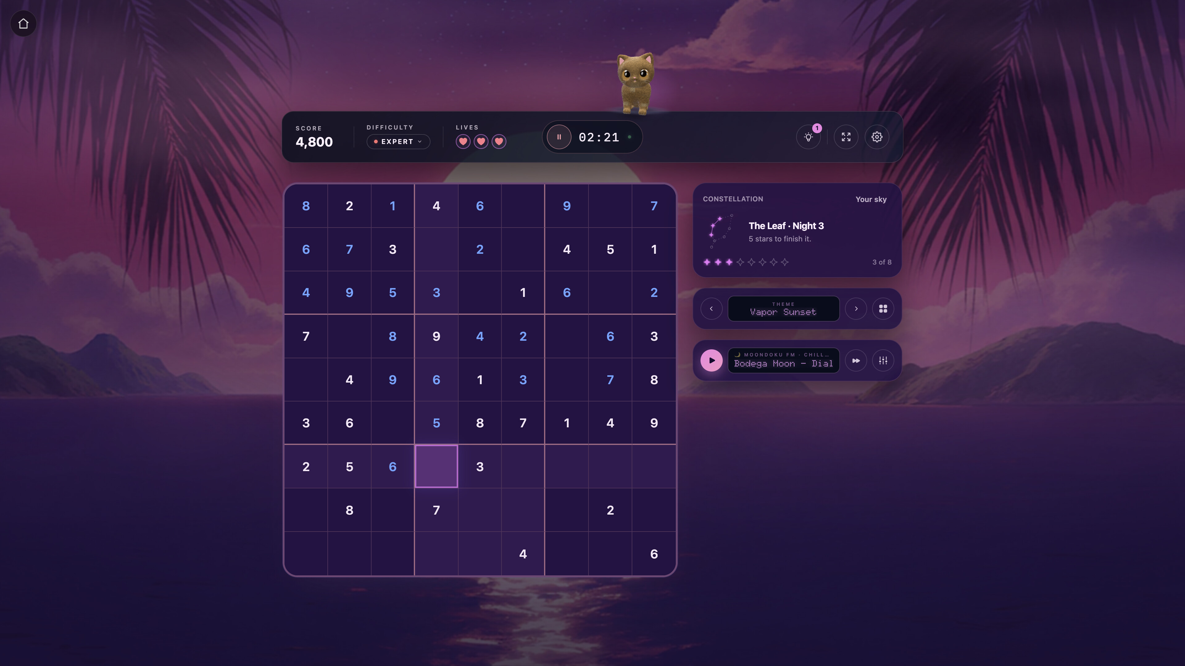 MoonDoku screenshot 3