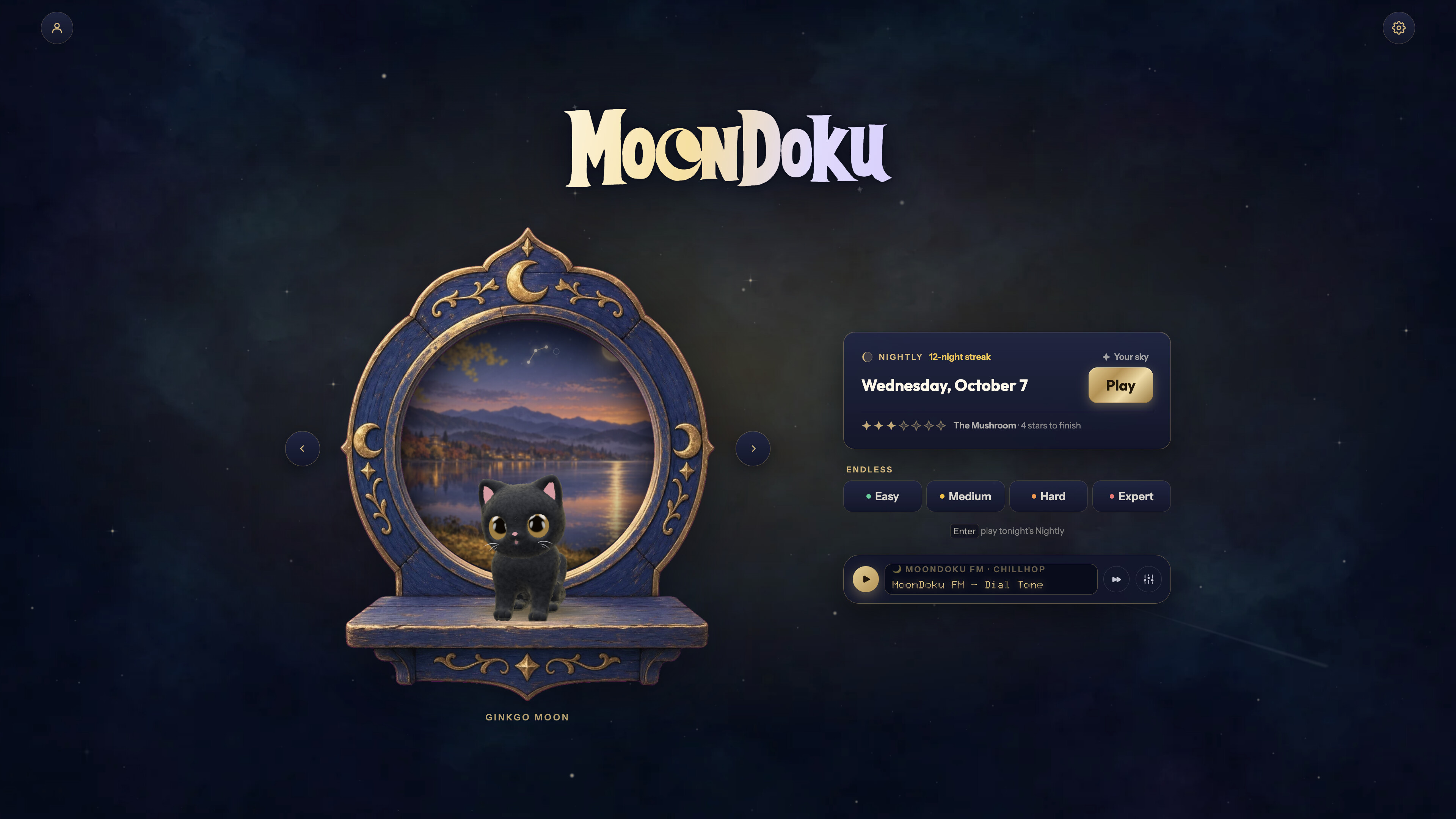 MoonDoku: Sudoku Nights screenshot 2