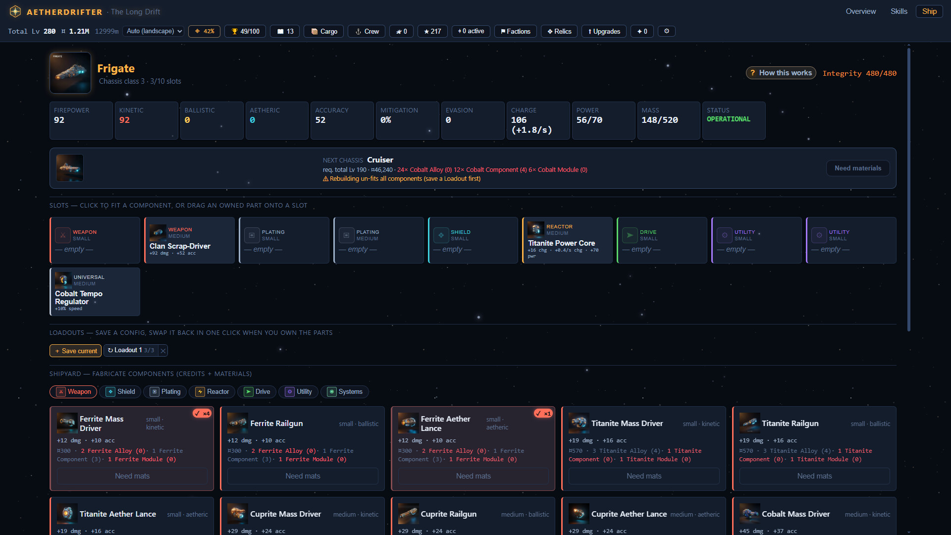 Aetherdrifter screenshot 2