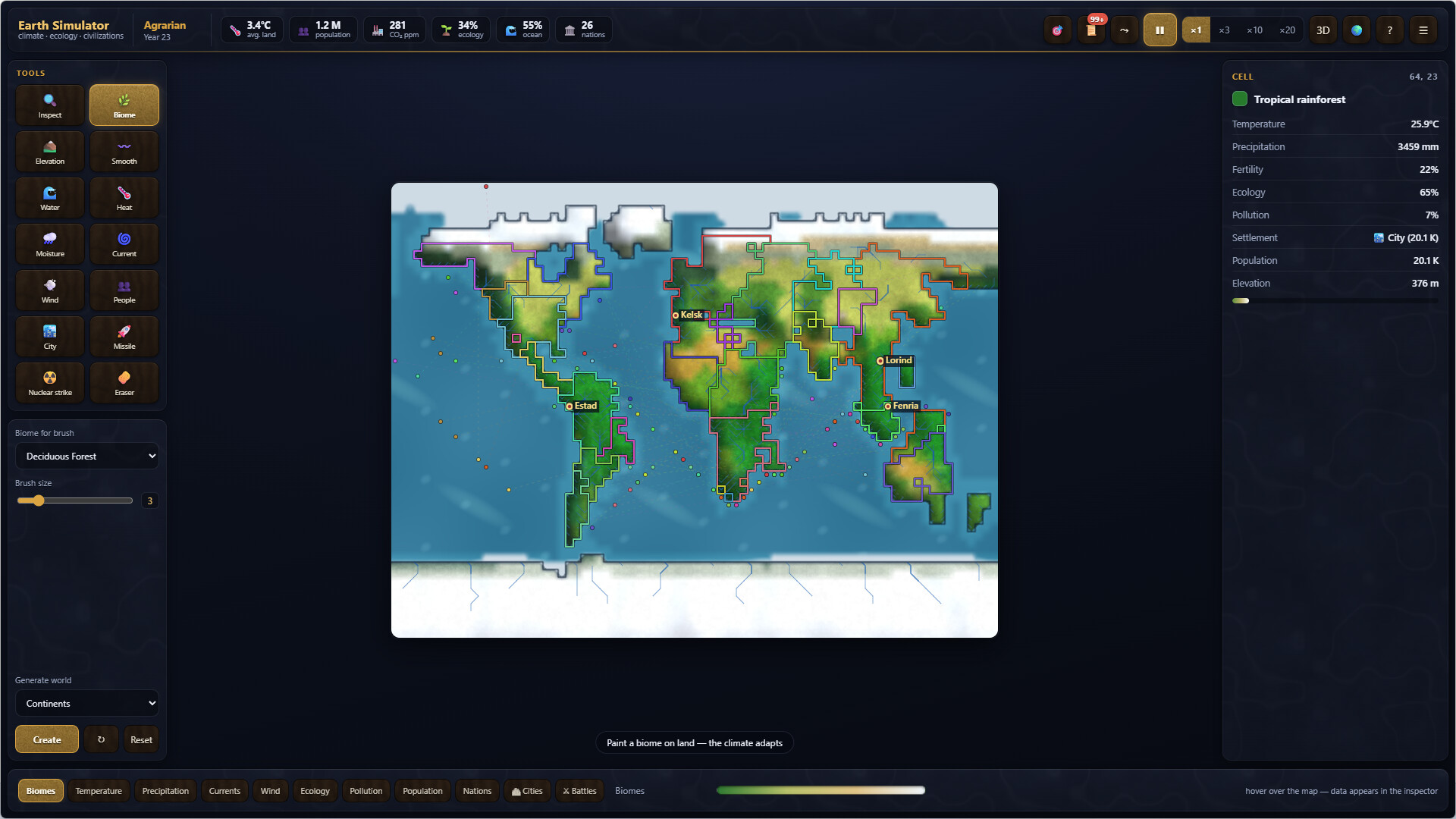 Earth Simulator trailer