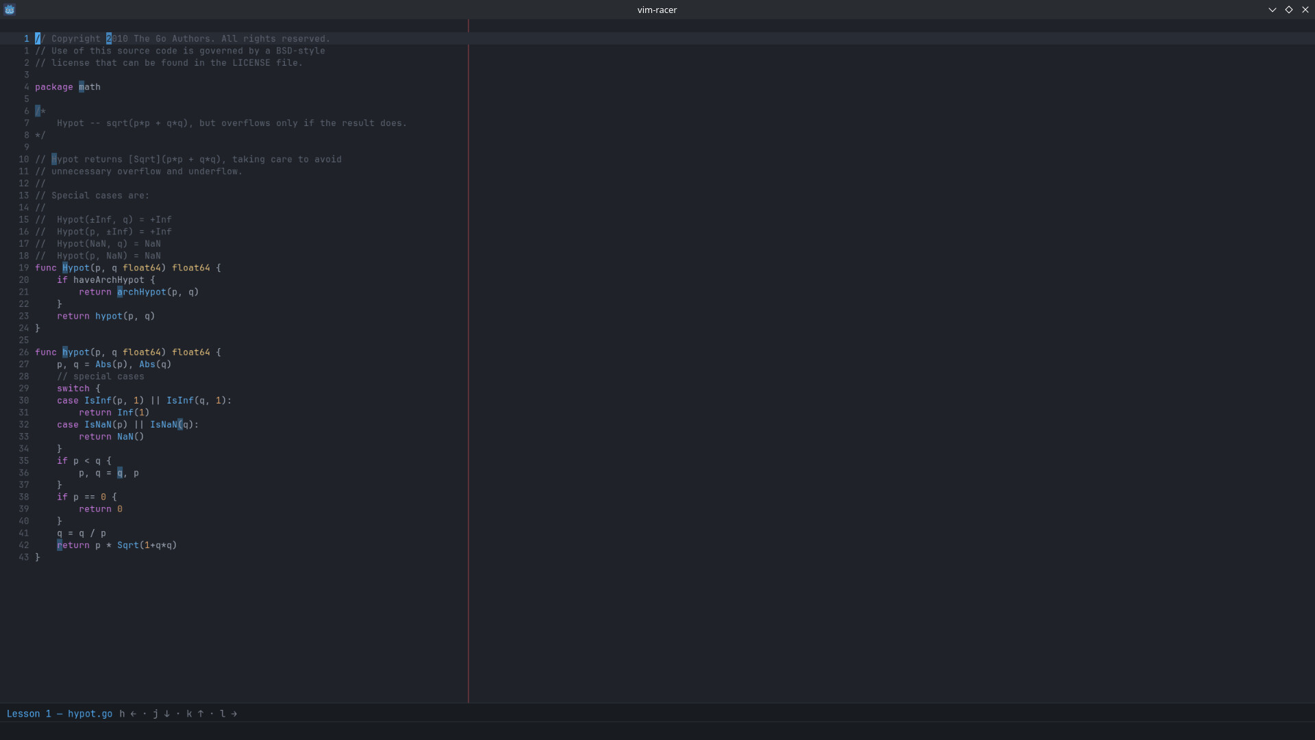 vim racer screenshot 4