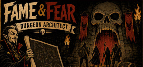 Cover art from Fame & Fear: Dungeon Architect