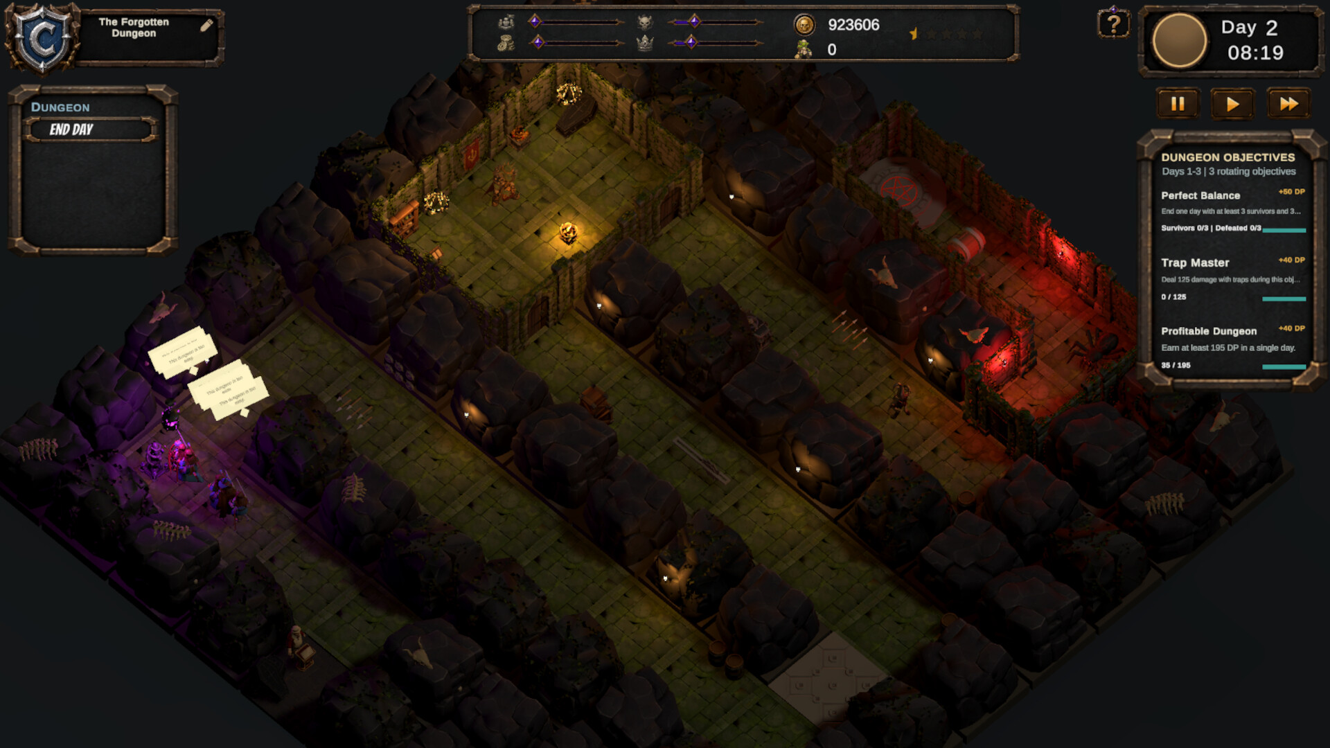 Fame & Fear: Dungeon Architect screenshot 2