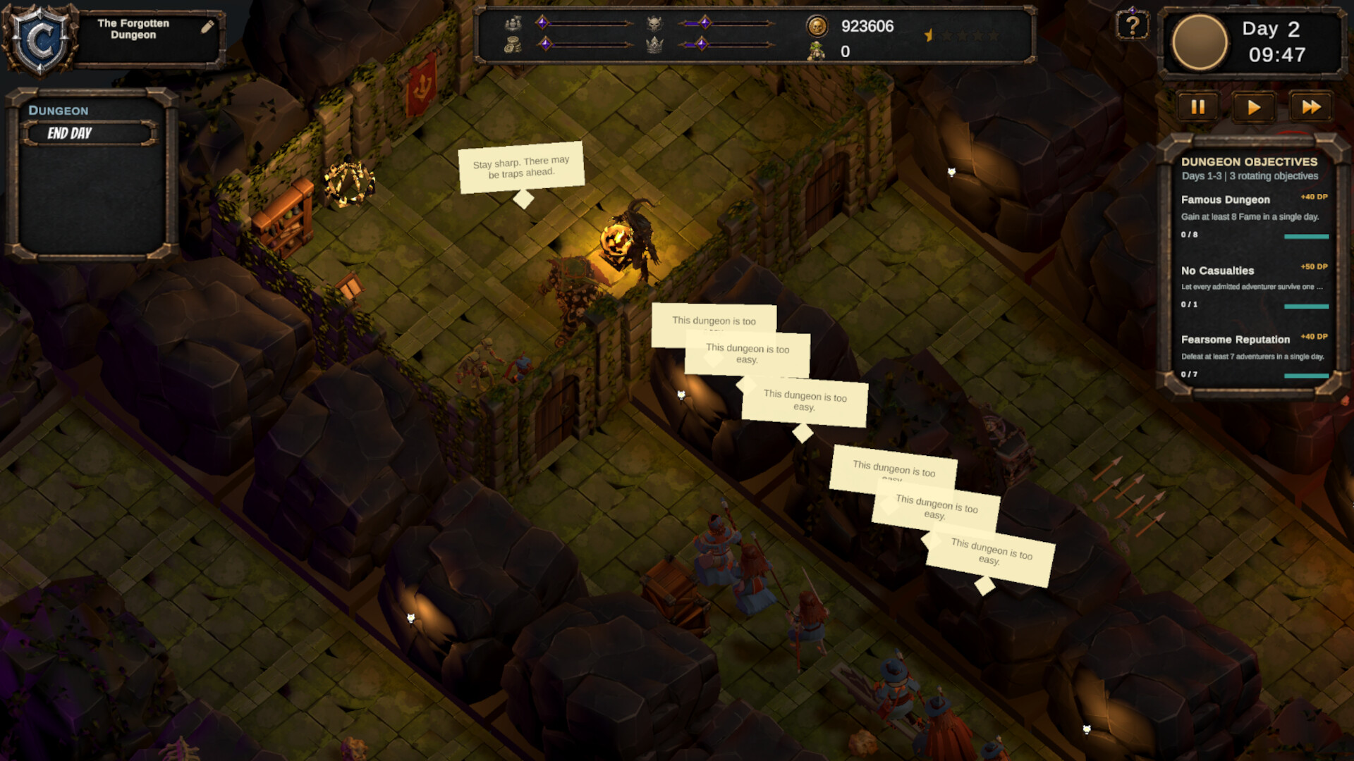 Fame & Fear: Dungeon Architect screenshot 3