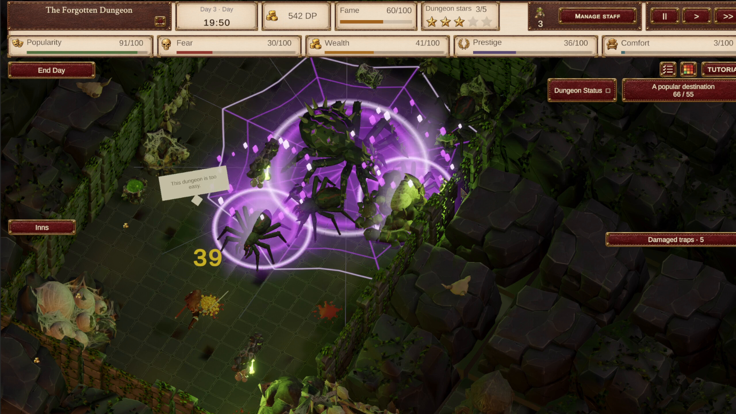 Fame & Fear: Dungeon Architect screenshot 4