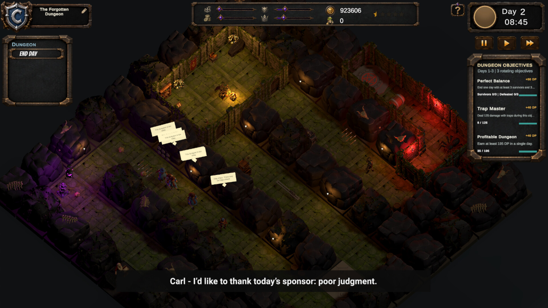 Fame & Fear: Dungeon Architect screenshot 5