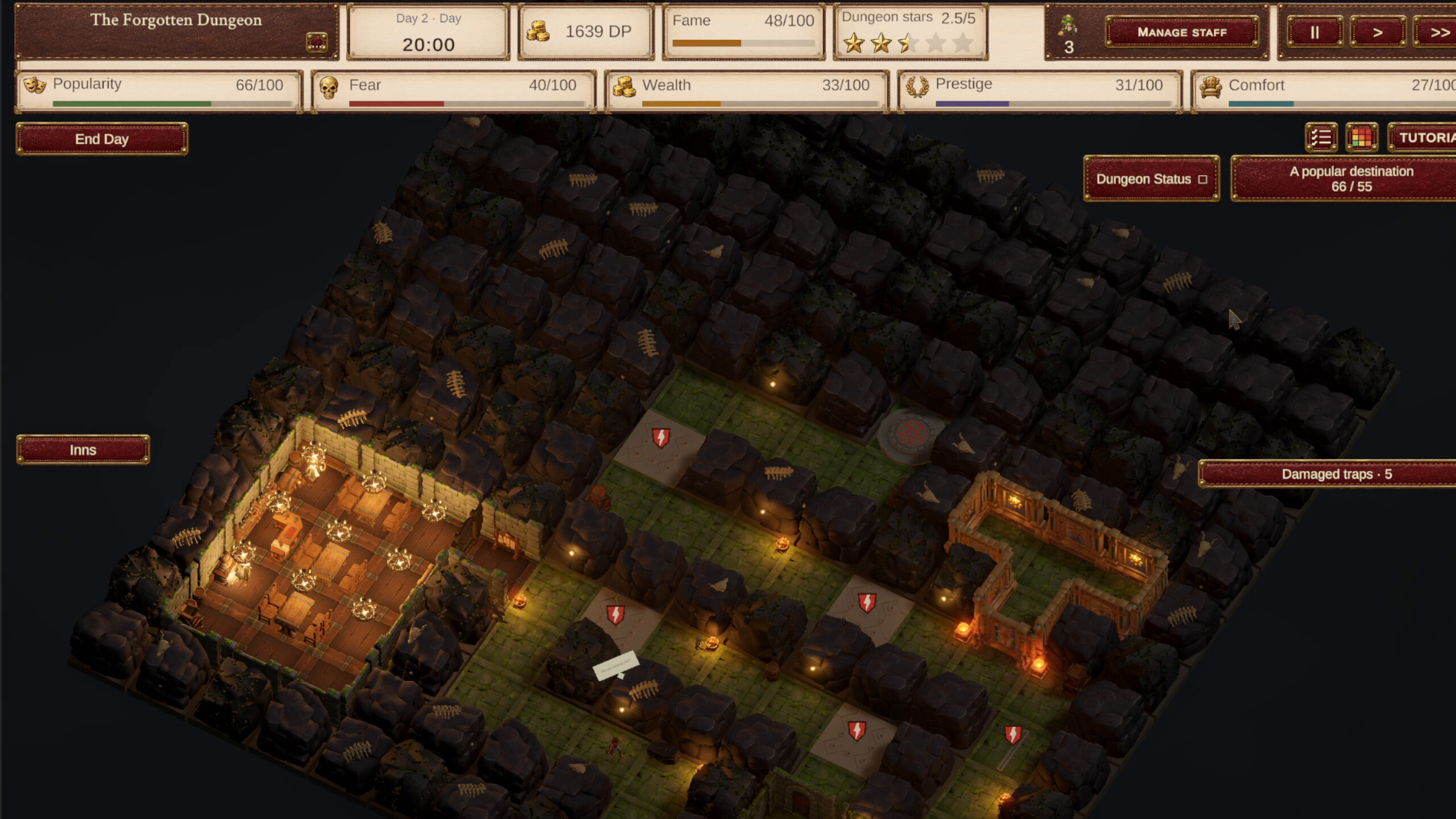 Fame & Fear: Dungeon Architect trailer