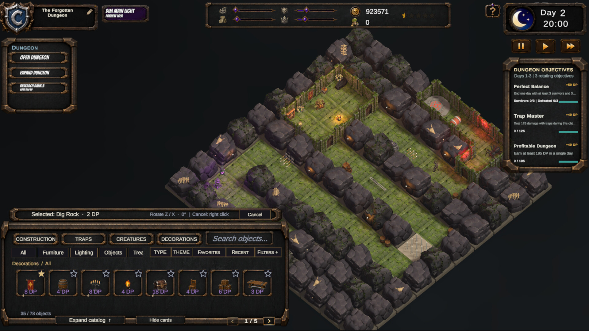 Fame & Fear: Dungeon Architect trailer