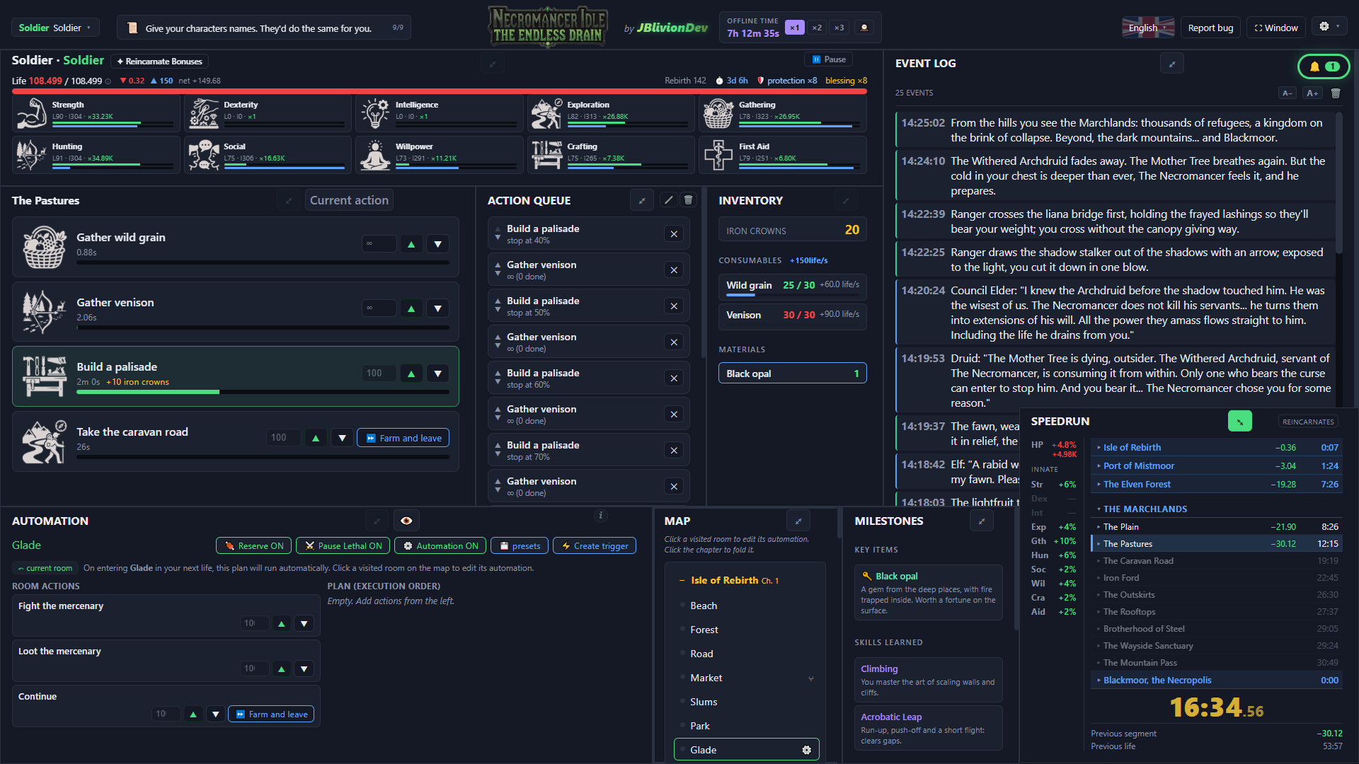 Necromancer Idle: The Endless Drain screenshot 2