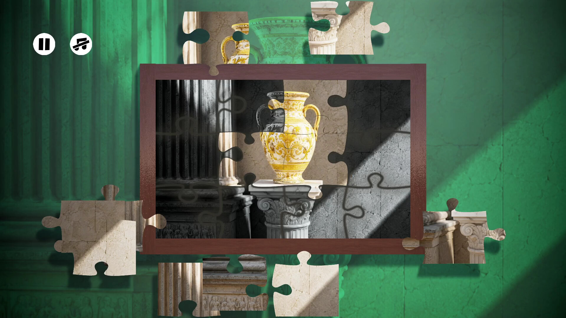 Puzzles Ceramic trailer