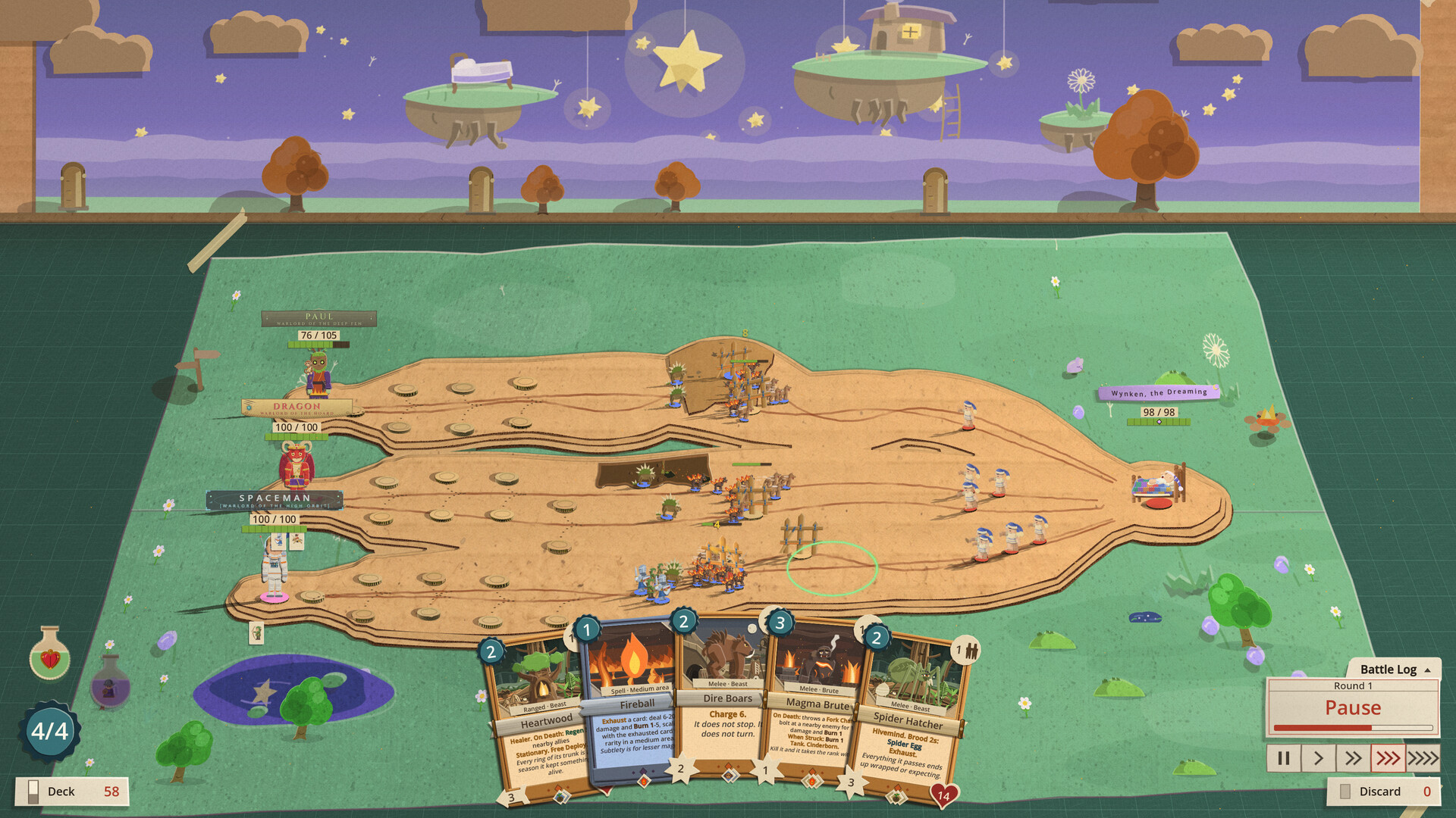Cardboard Conquest screenshot 2