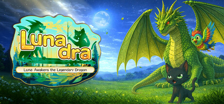 Cover art from Lunadra: Luna Awakens the Legendary Dragon