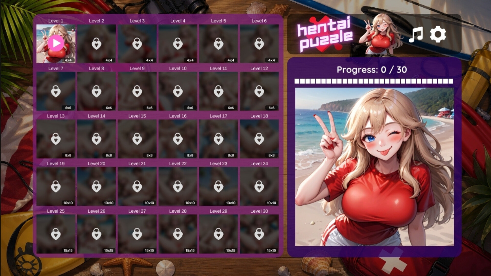 Hentai Puzzle: Sunny trailer
