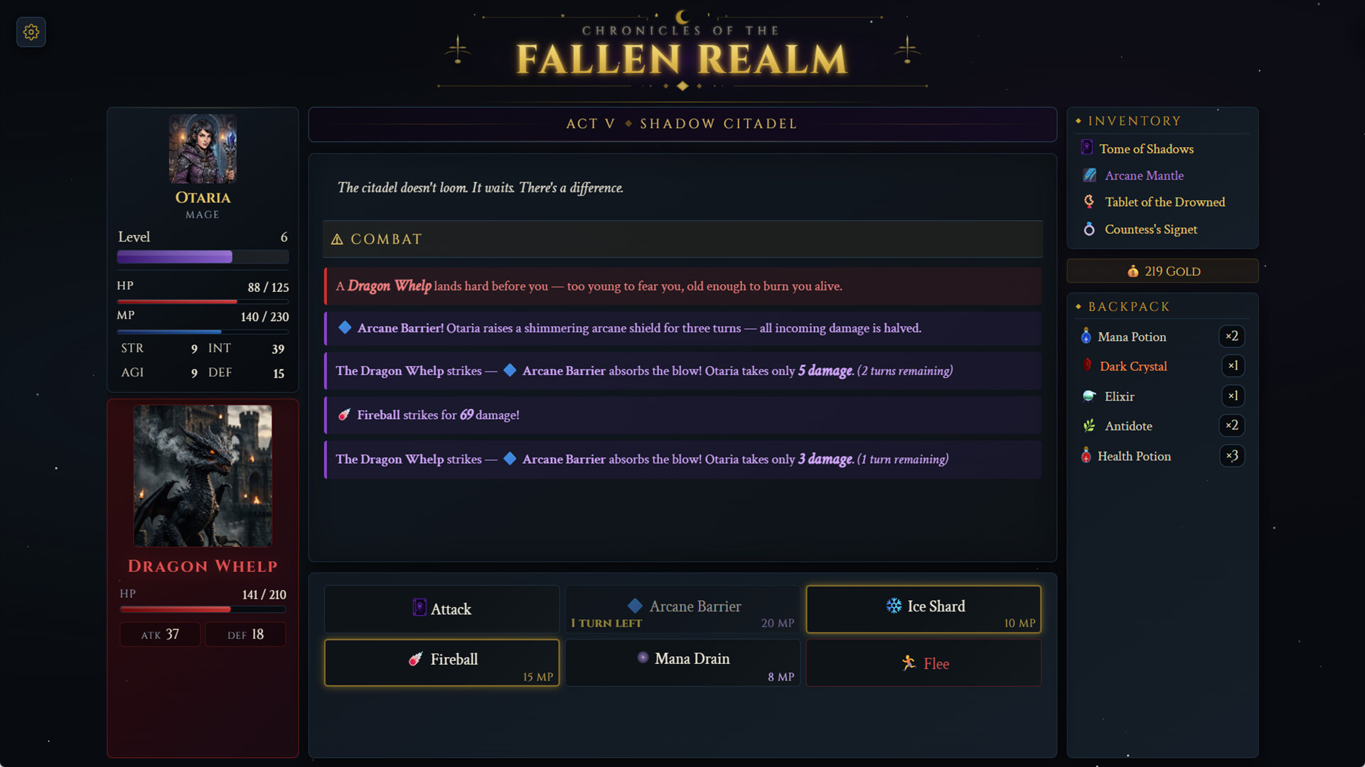 Chronicles of the Fallen Realm screenshot 2